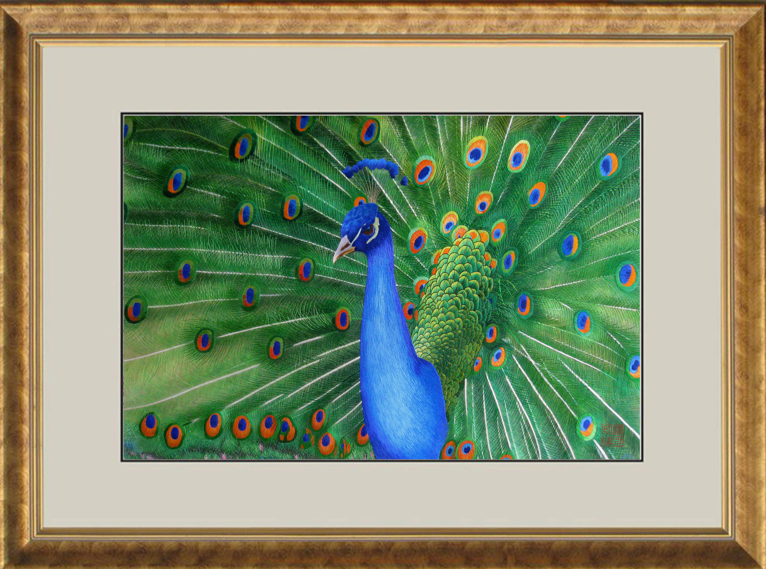 71052-gold framed