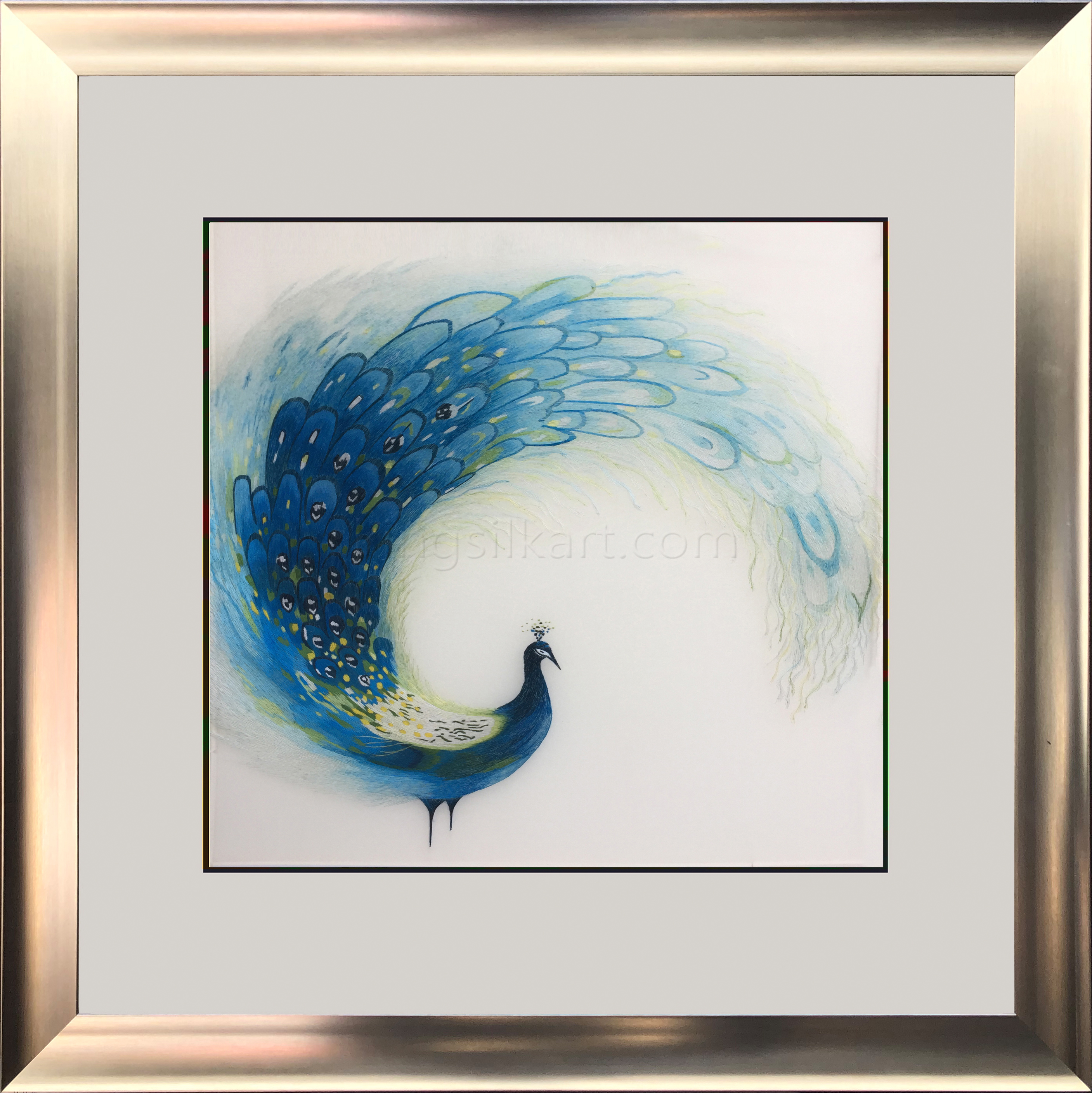 71056 50x50cm silver frame