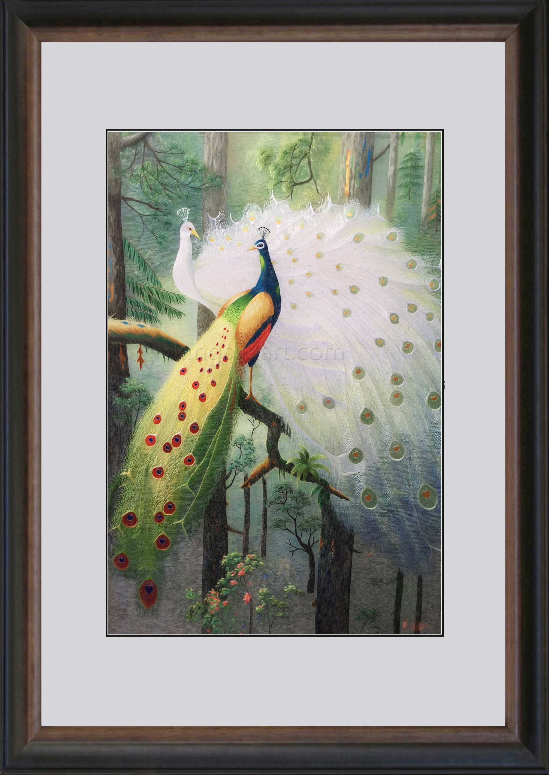 71077 50x80cm master brown frame