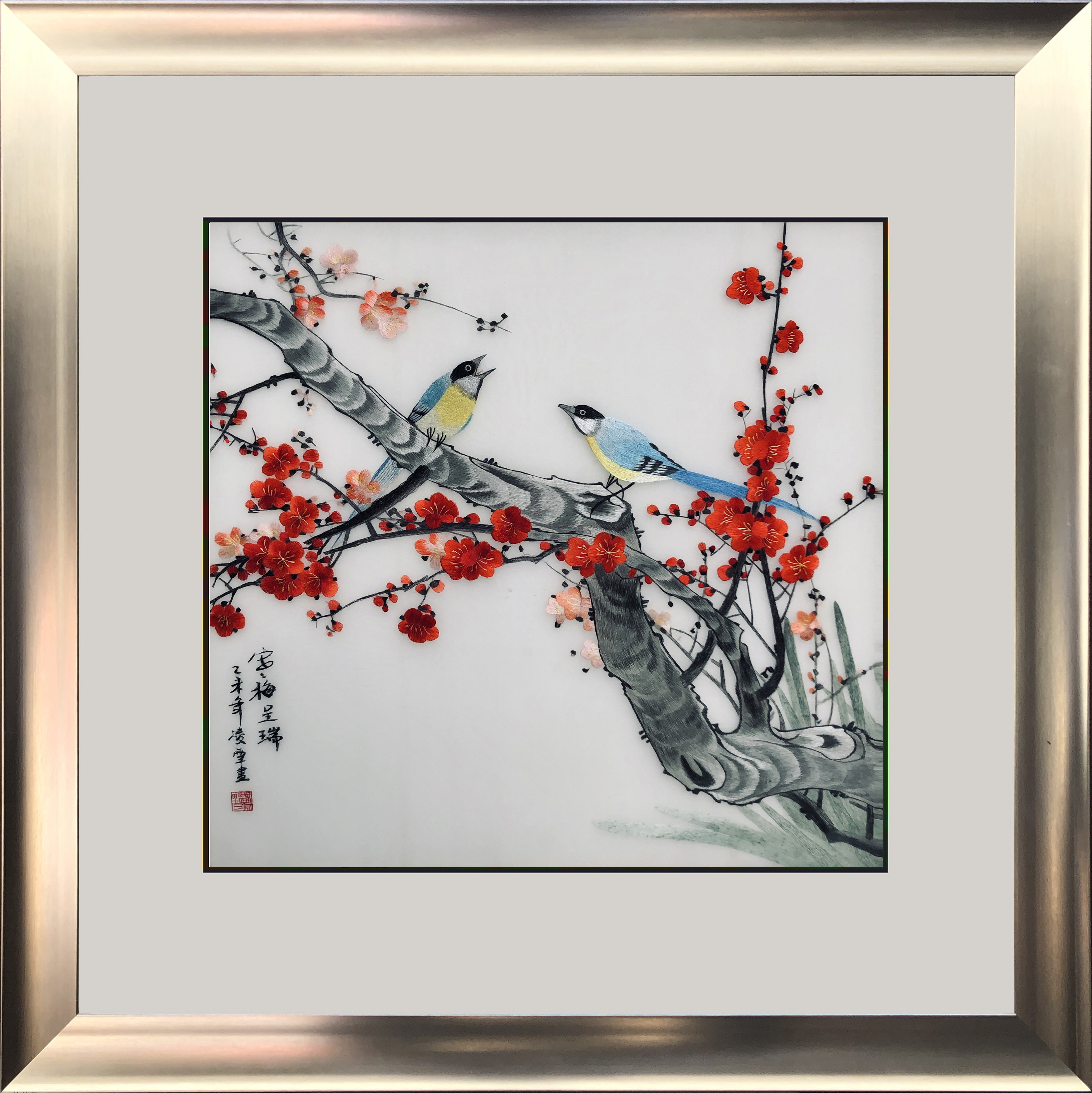 71088 50x50cm silver frame