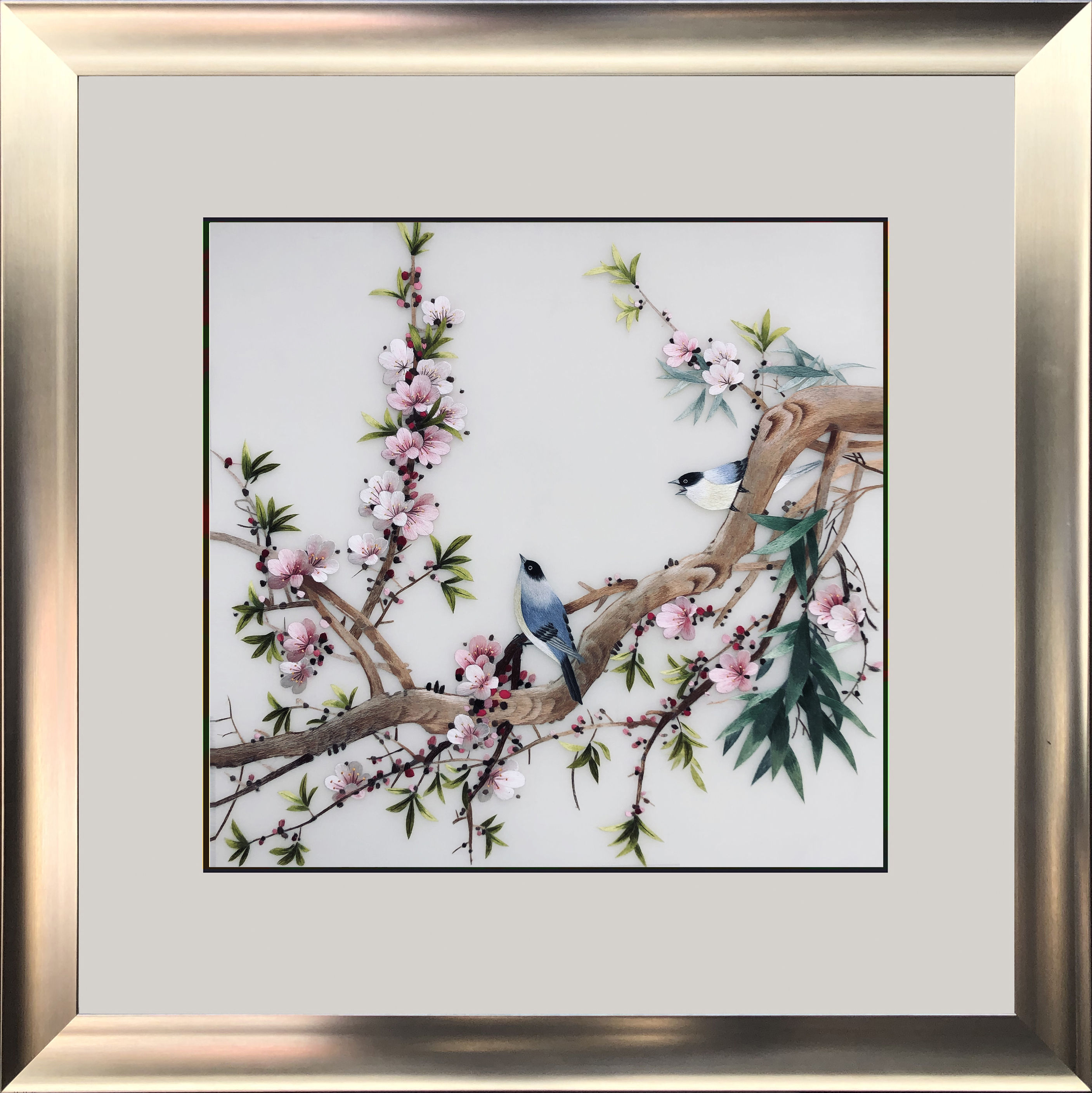 71089 50x50cm silver frame