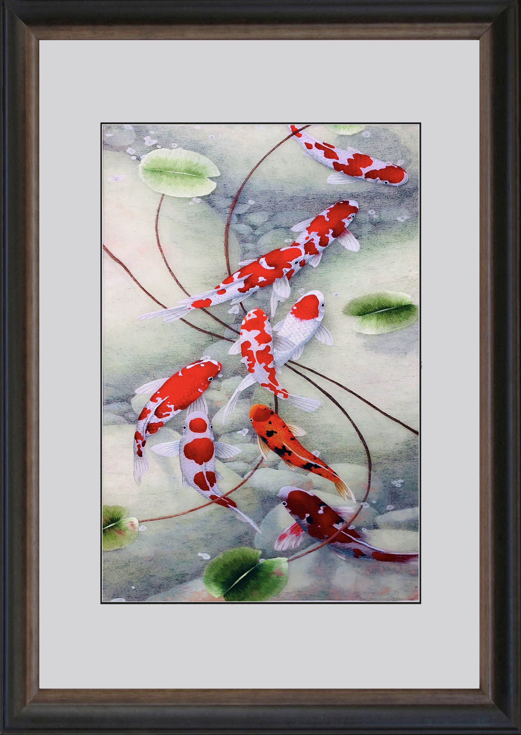 72126 50x80cm master brown frame
