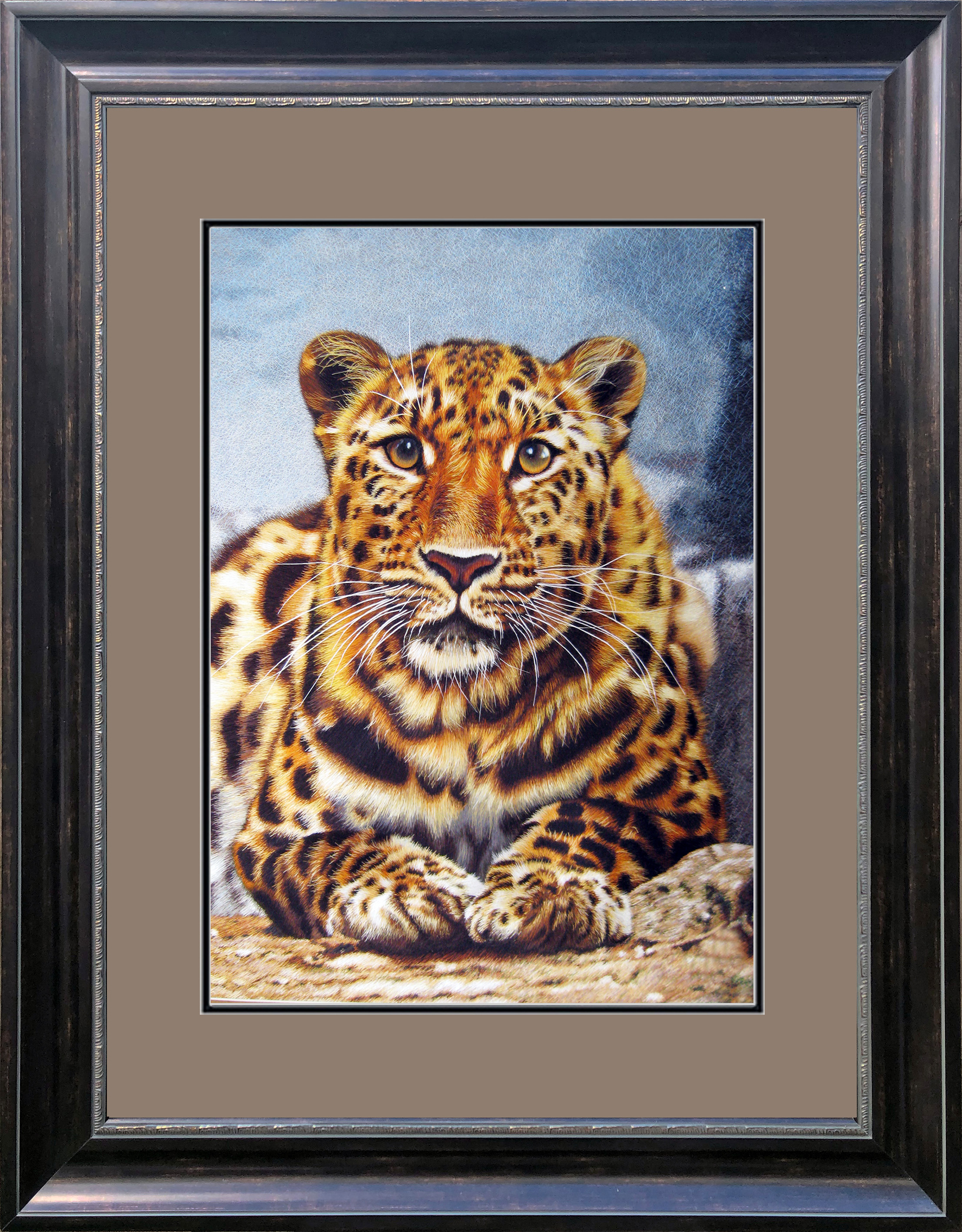 74020 50x70cm Museum brown frame