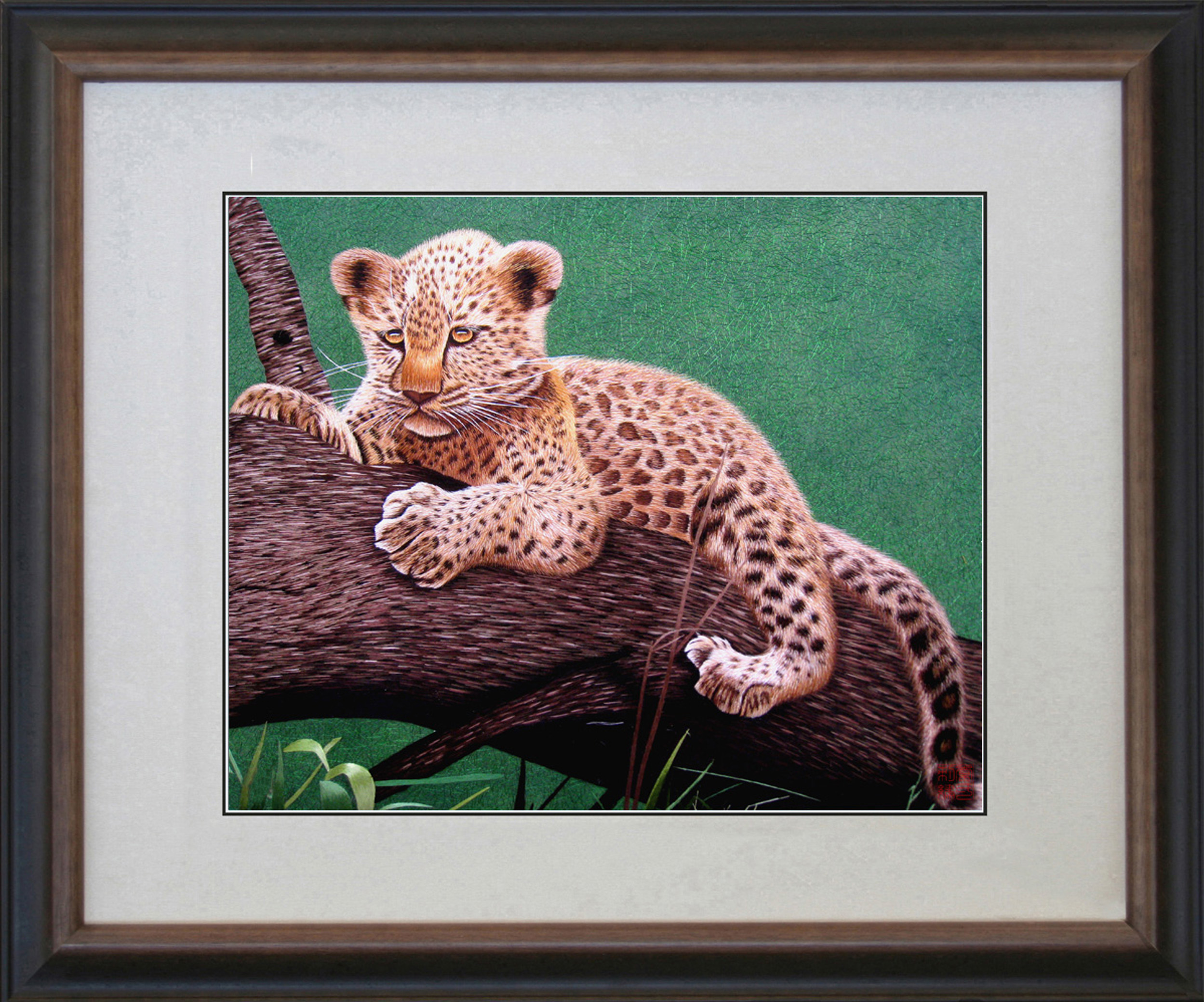 74089-brown framed