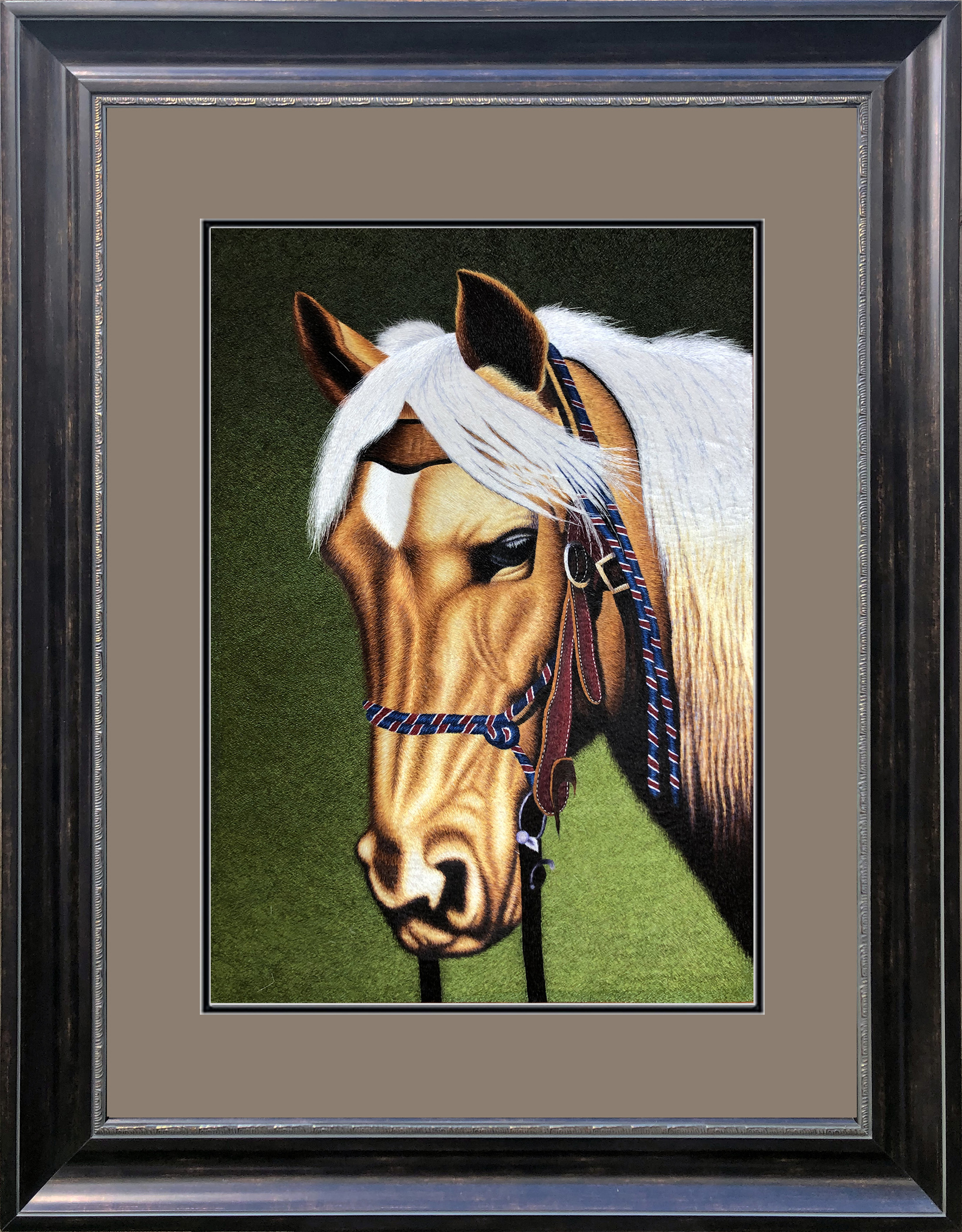 74147 50x70cm Museum brown frame