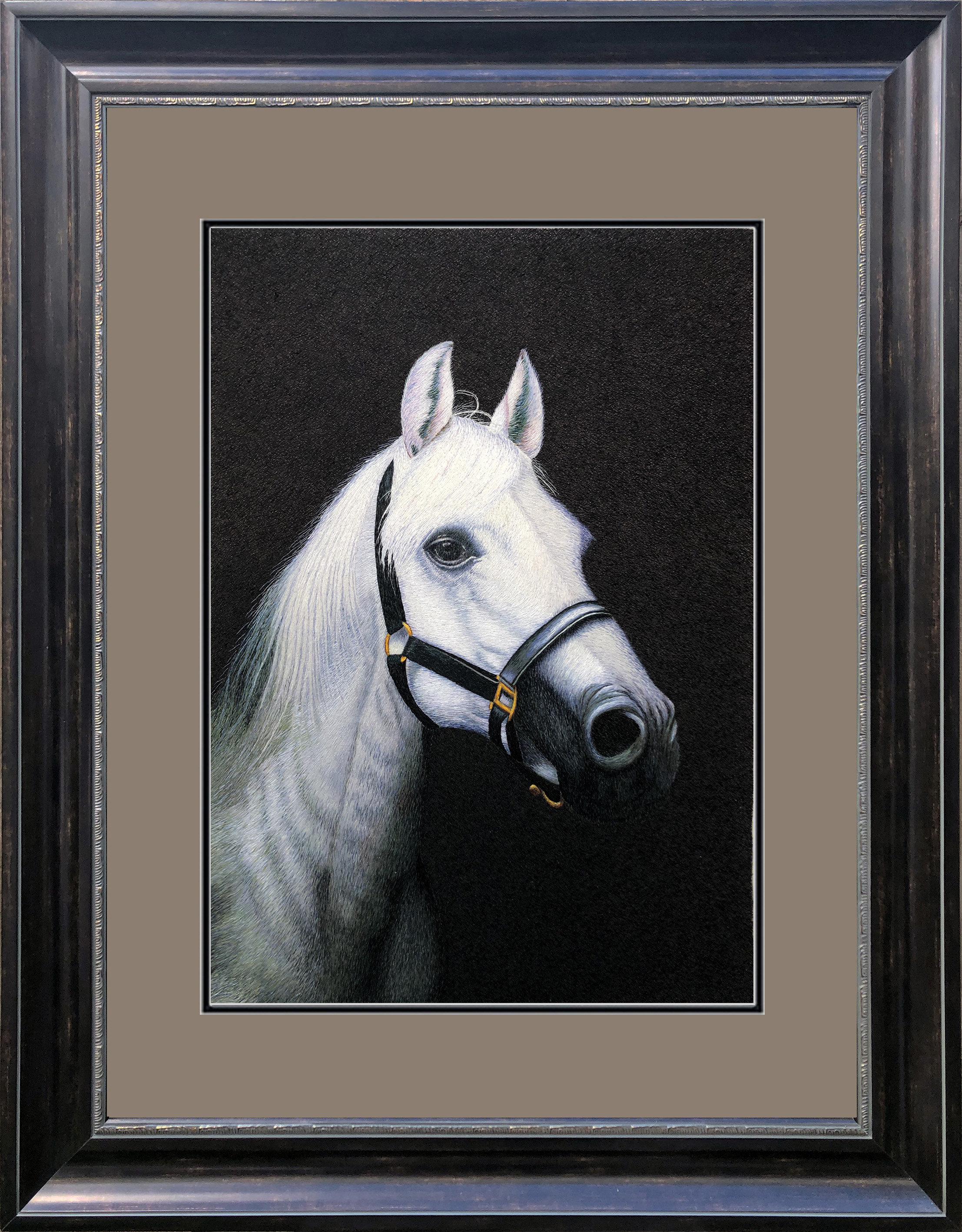 74149 50x70cm Museum brown frame
