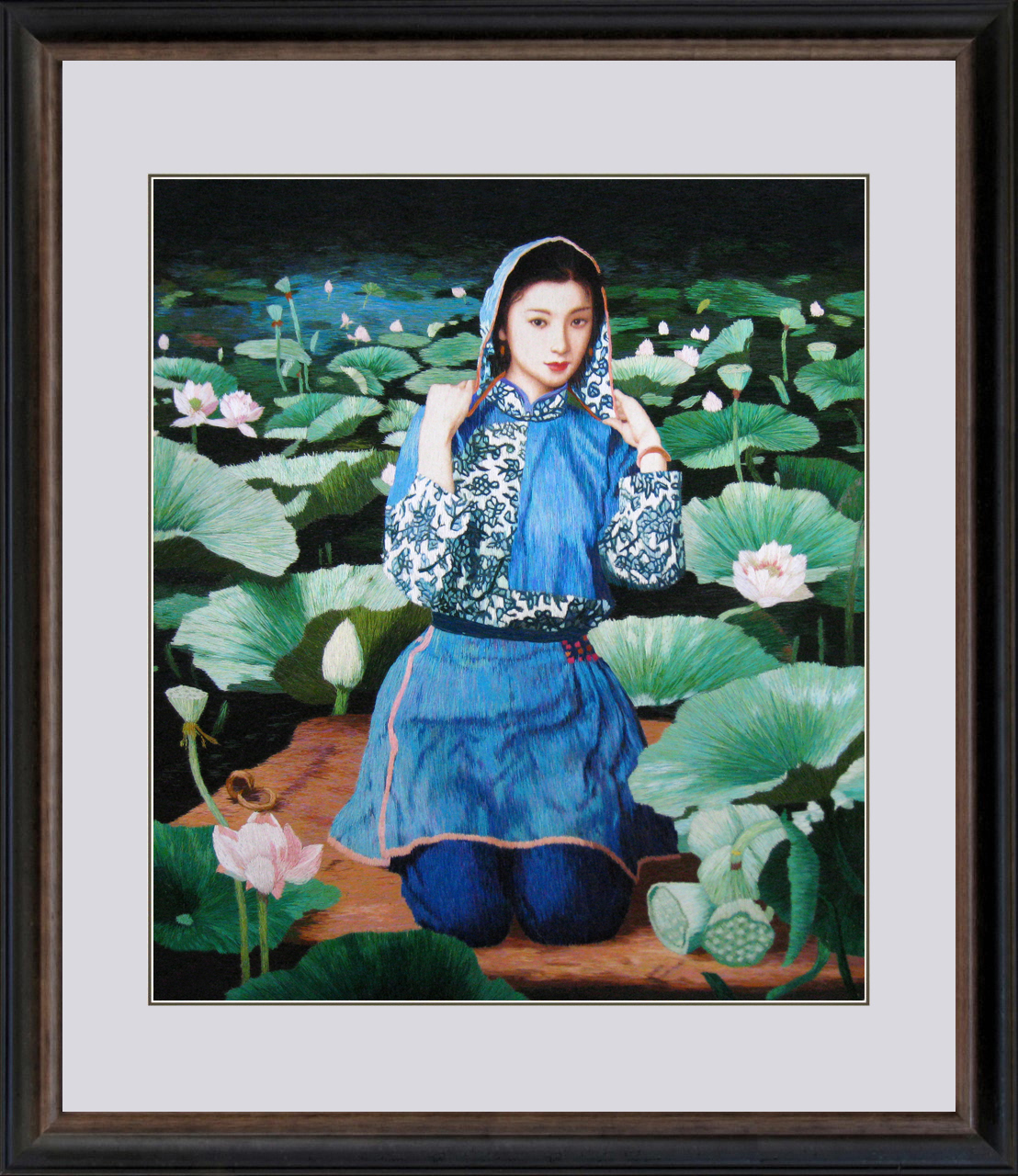 75026 60x70cm master brown frame
