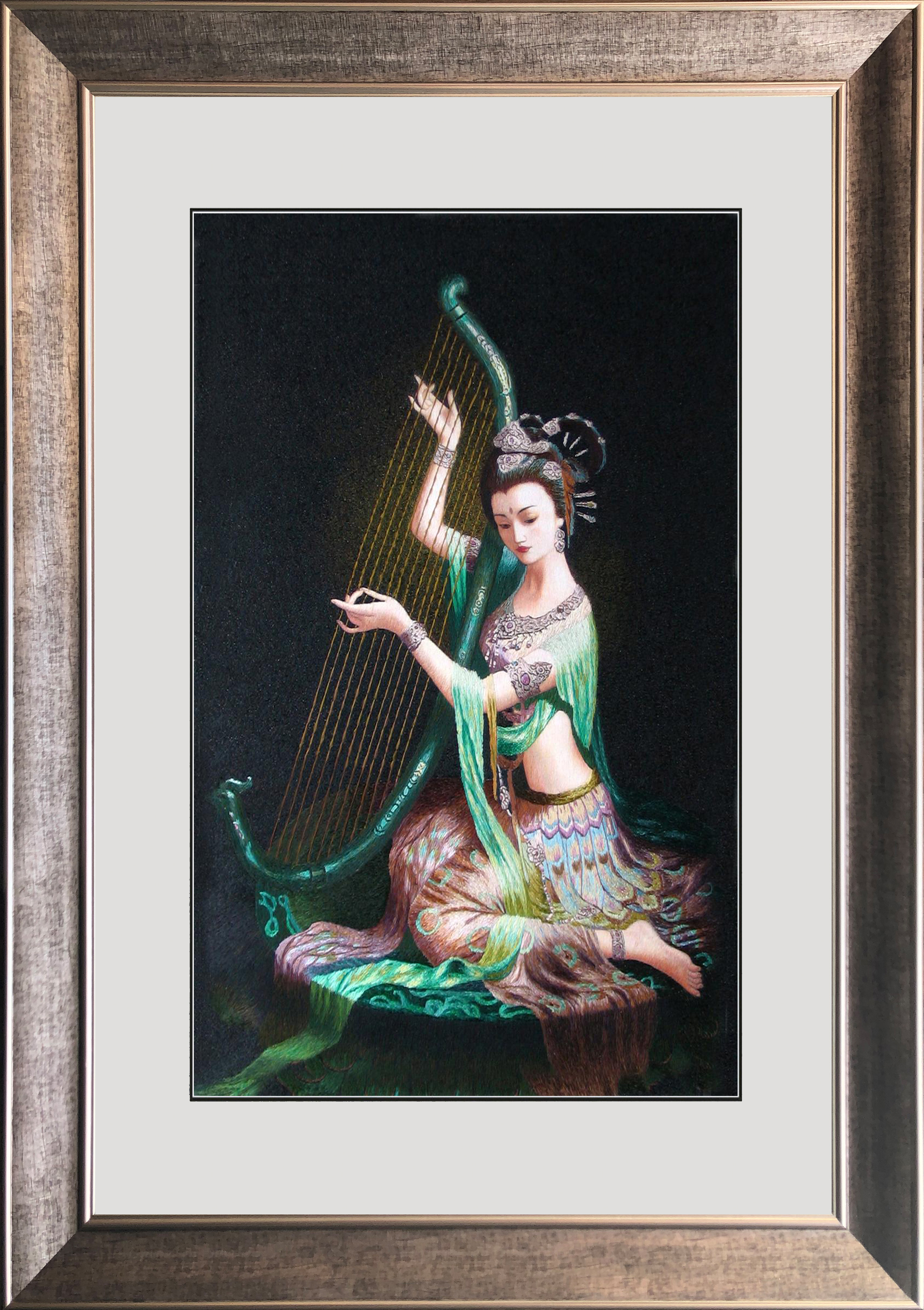 75013 50x80cm gold frame