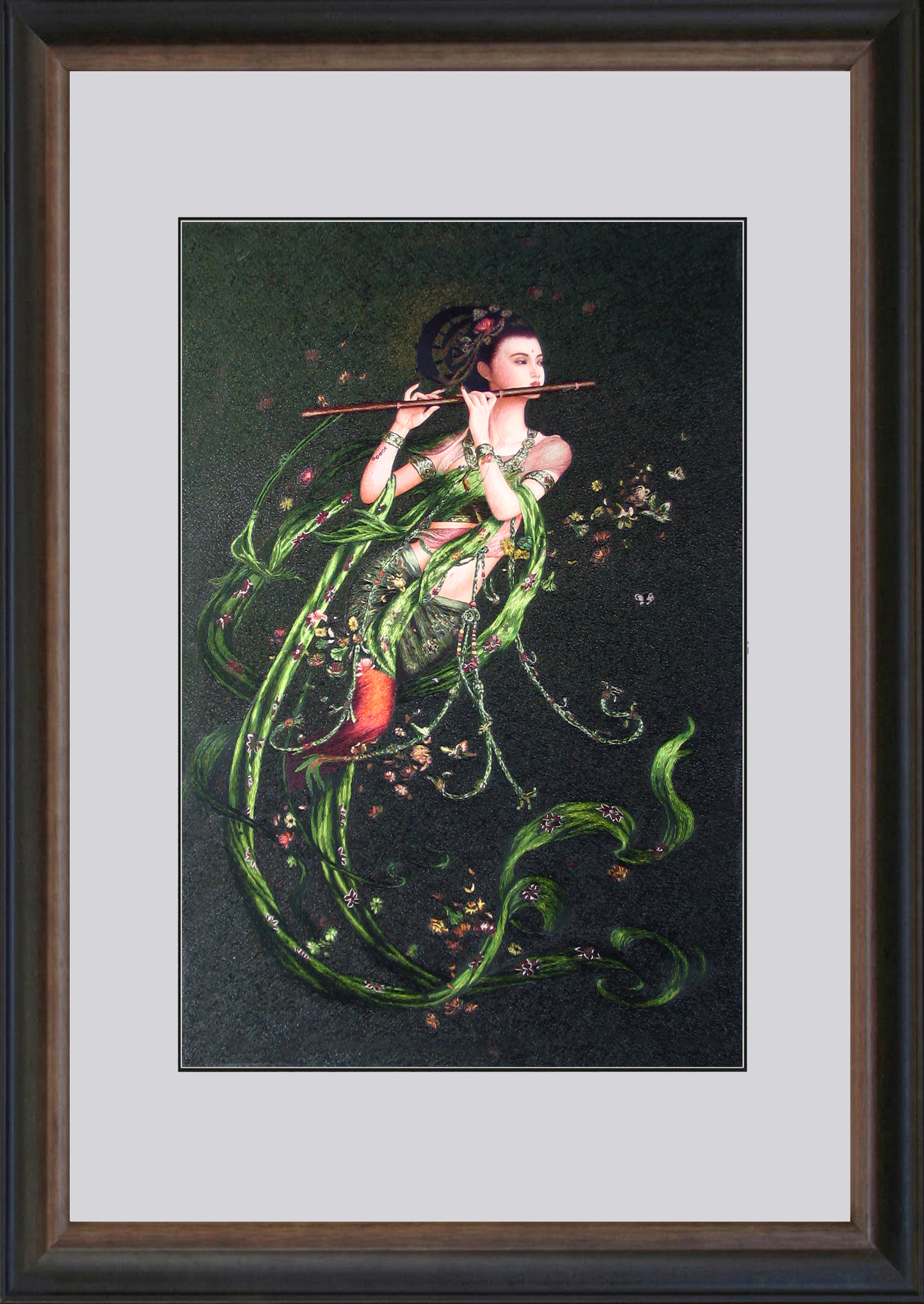 75014 50x80cm master brown frame