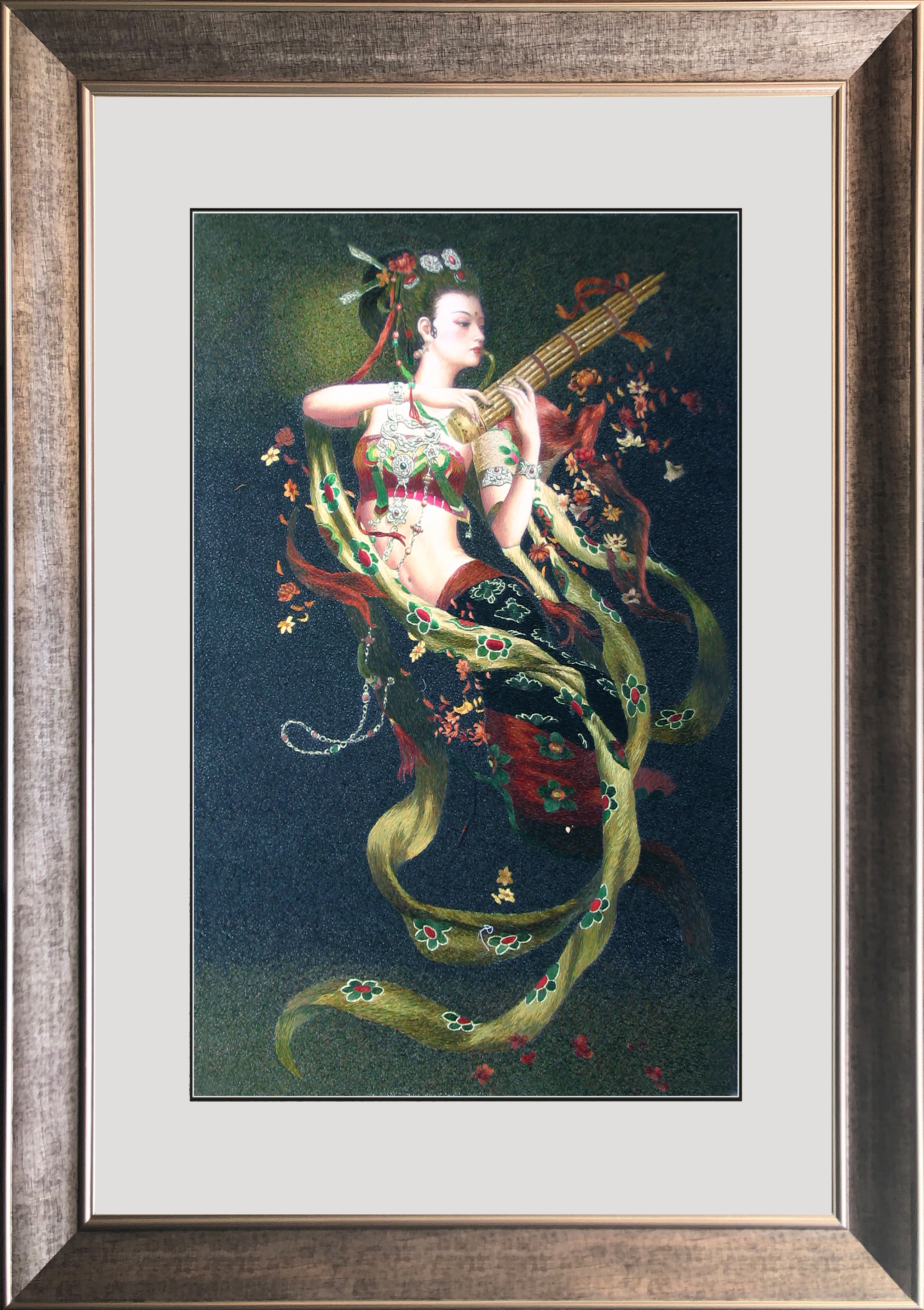 75015 50x80cm gold frame