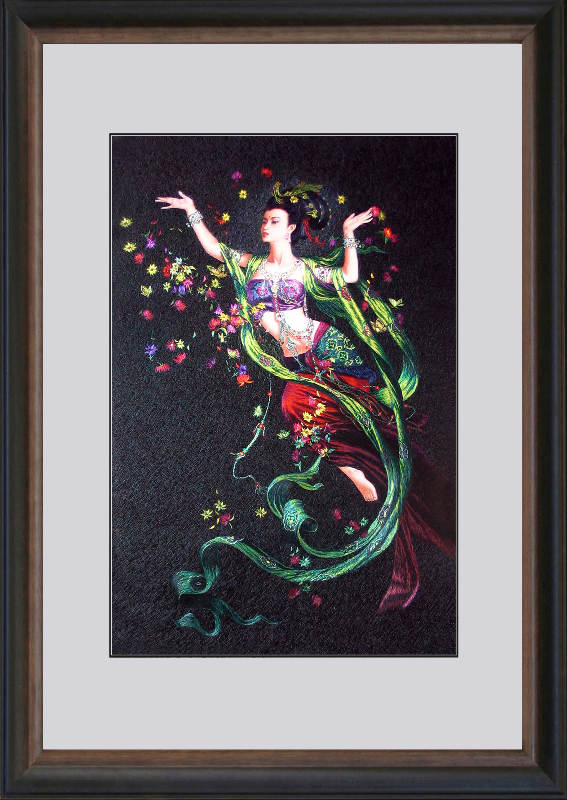 75022 50x80cm master brown frame