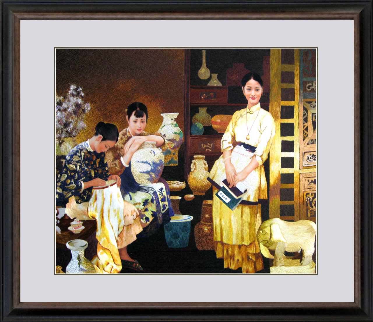 75028 60x70cm master brown frame
