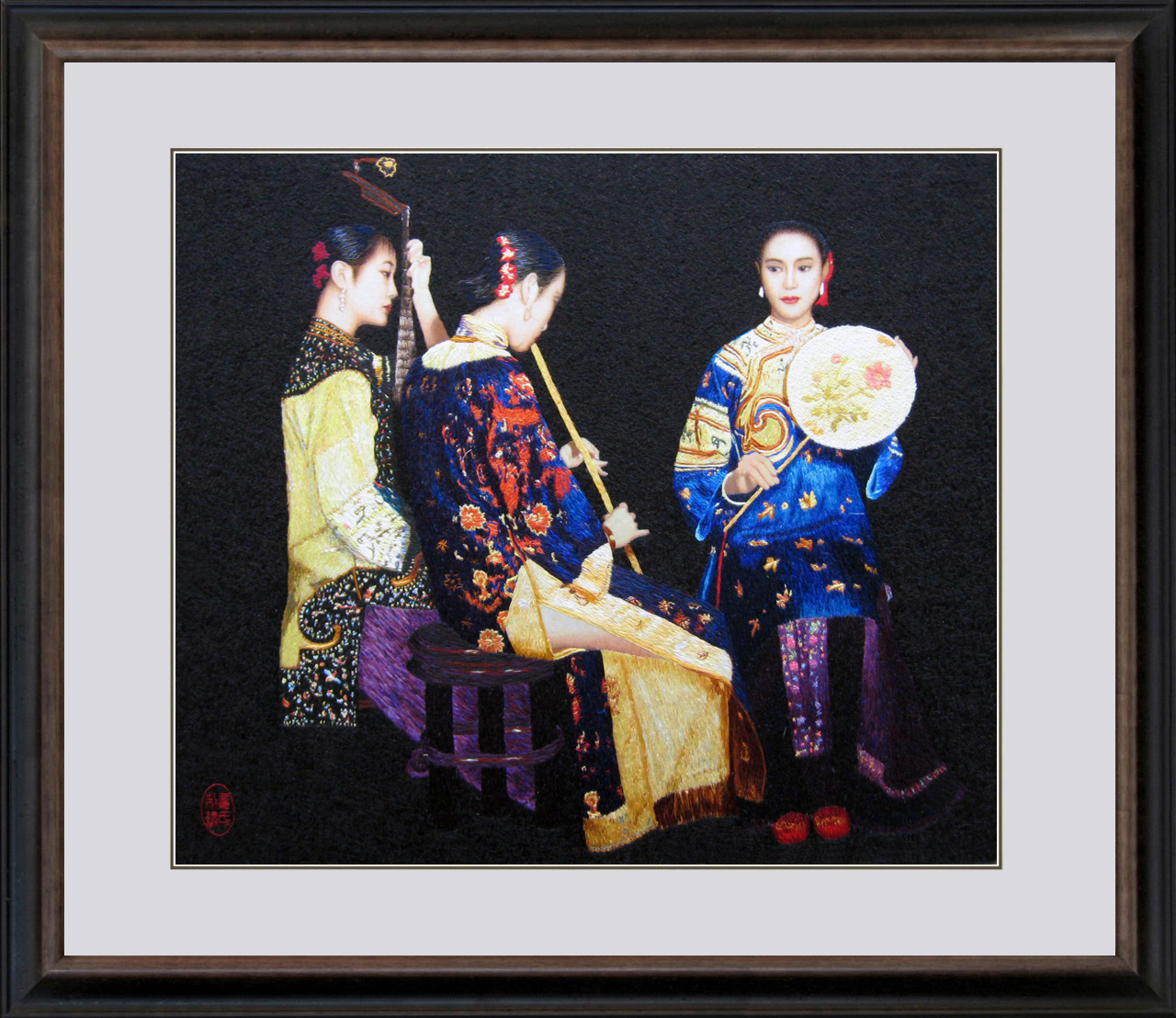 75030 60x70cm master brown frame
