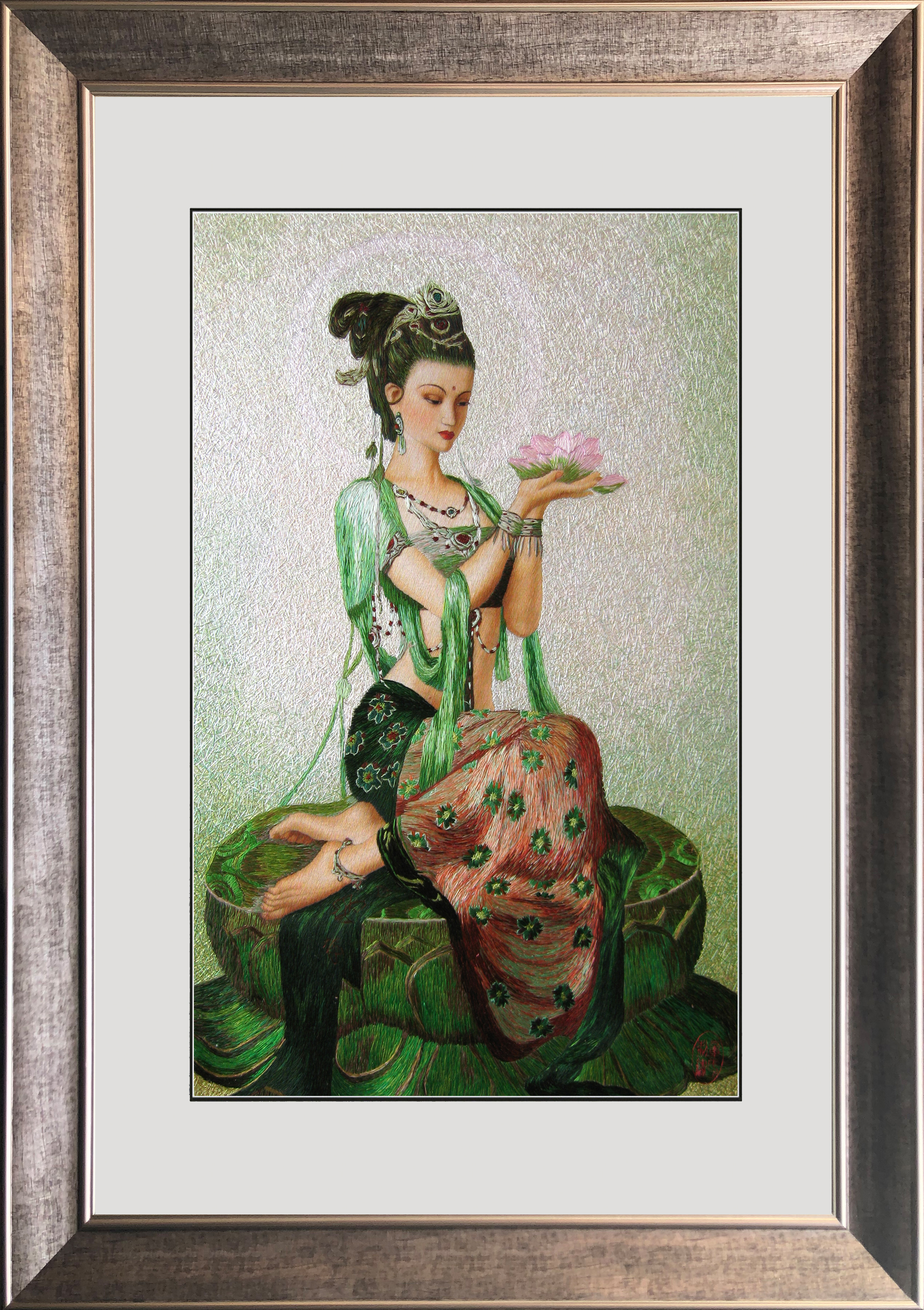 75036 50x80cm gold frame