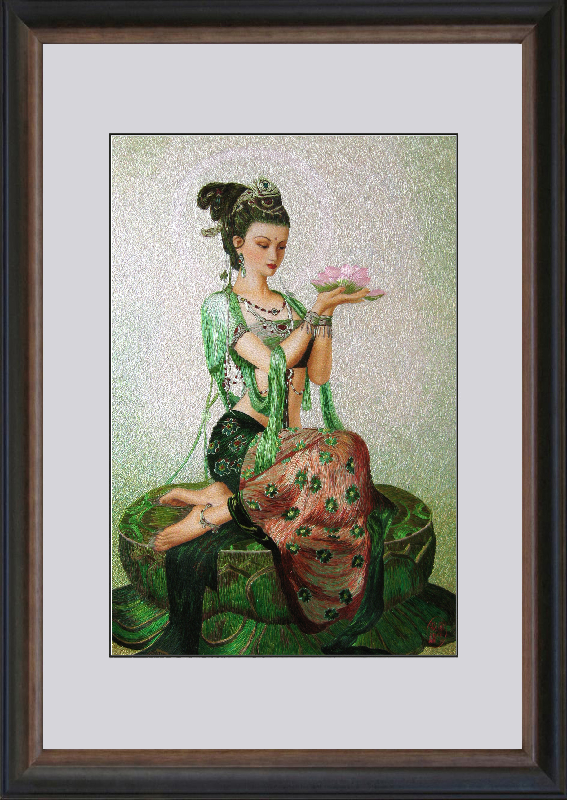 75036 50x80cm master brown frame