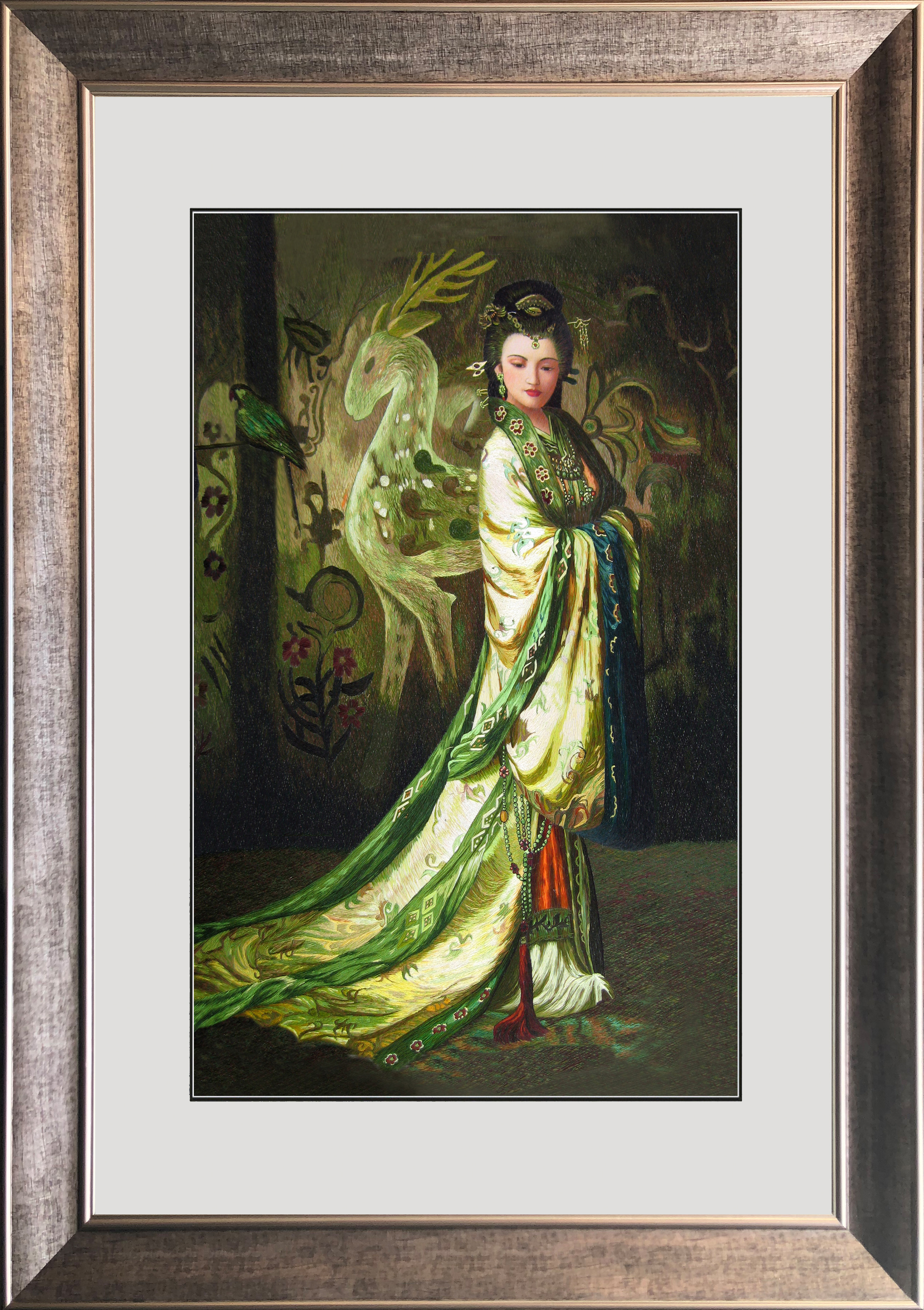 75038 50x80cm gold frame
