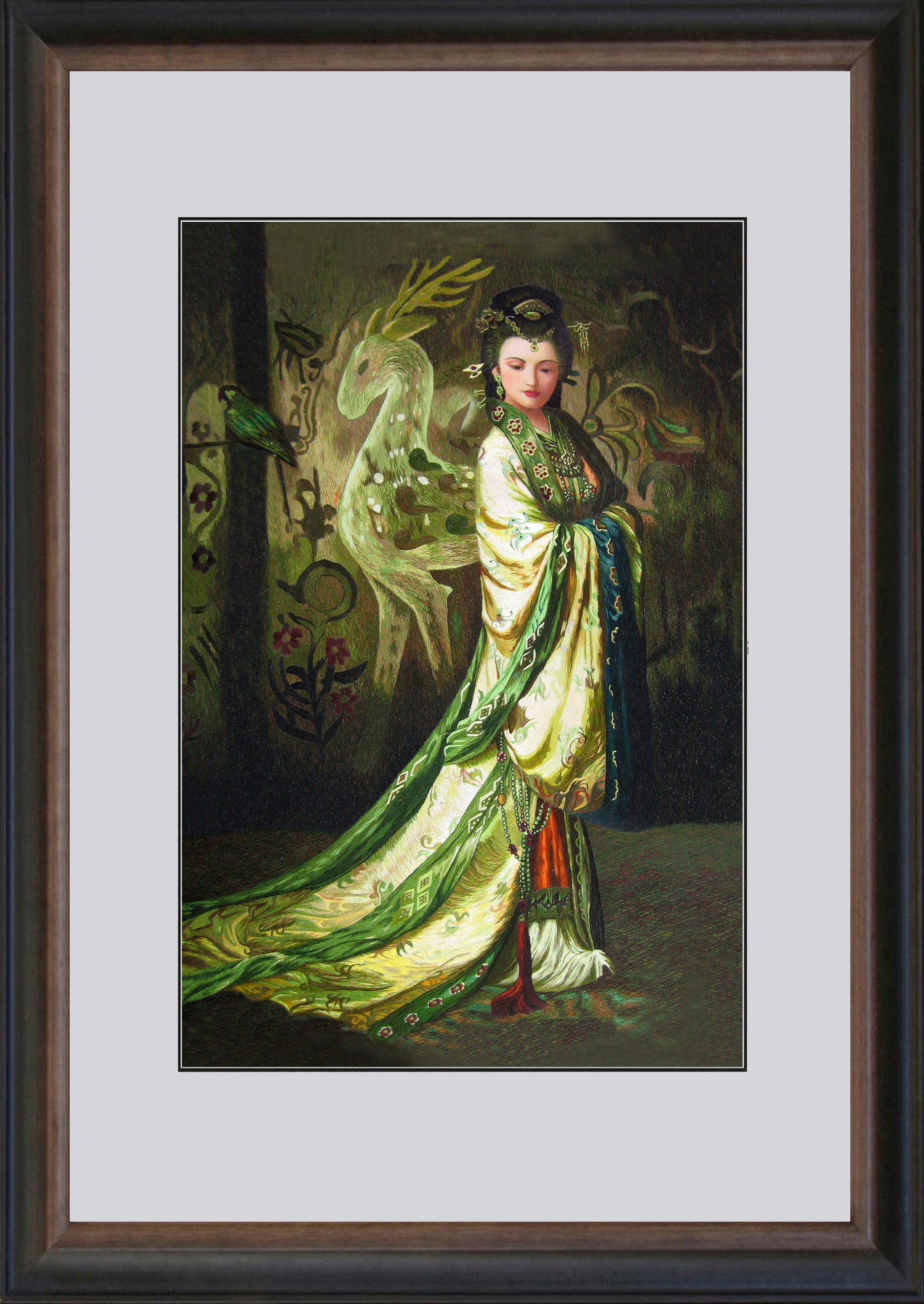 75038 50x80cm master brown frame