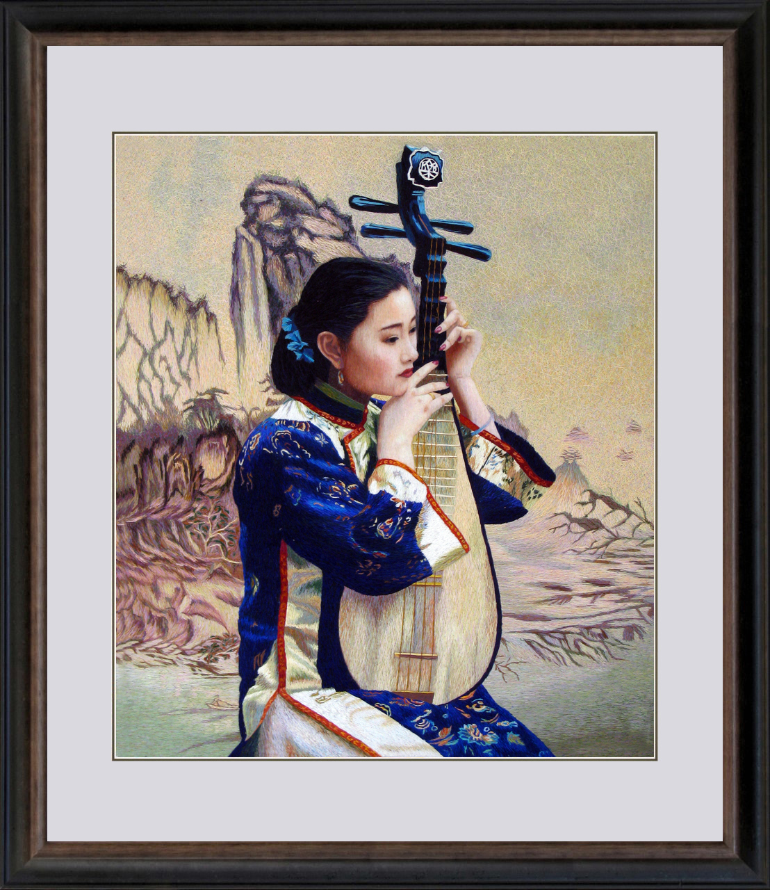 75039 60x70cm master brown frame