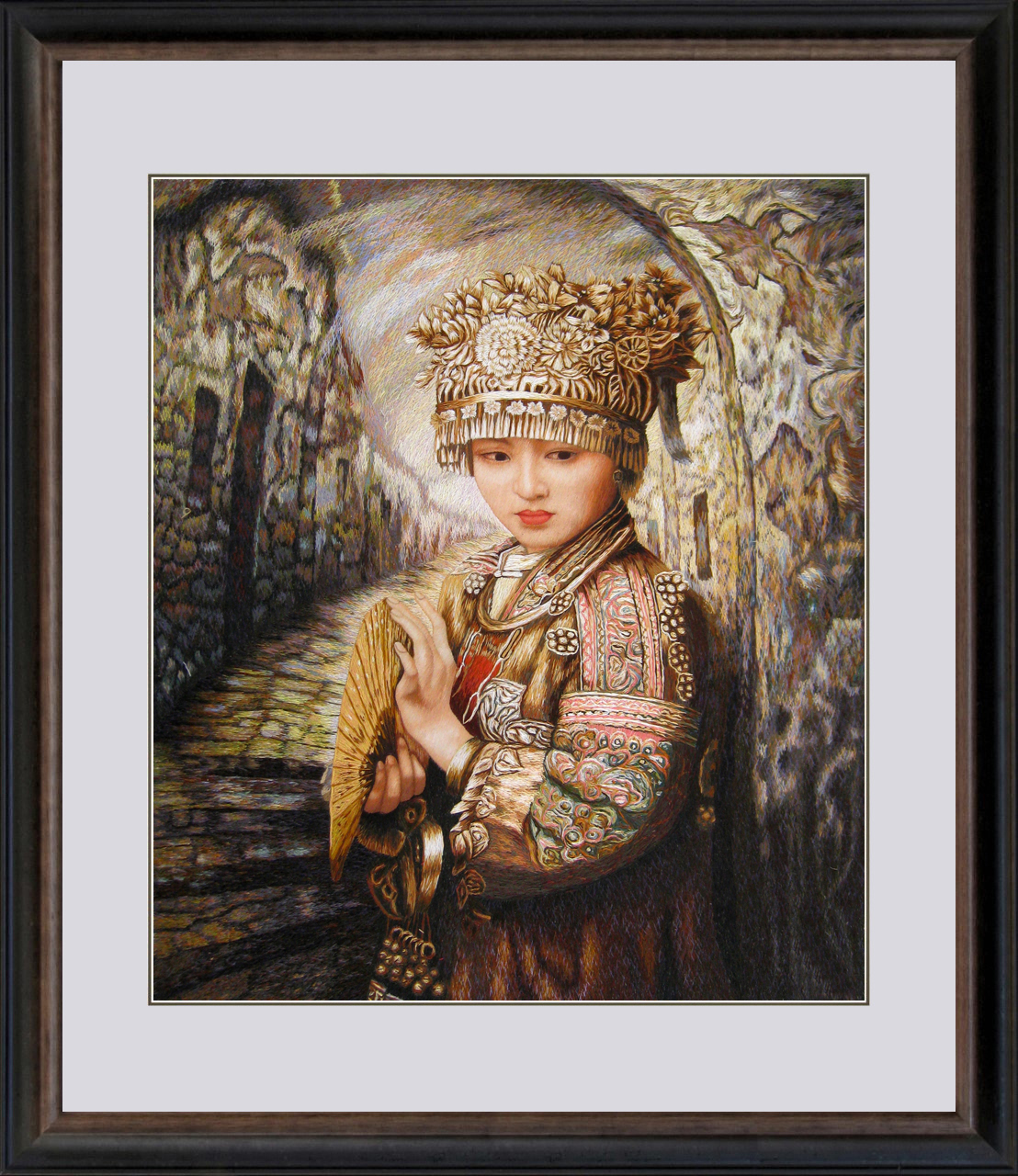 75050 60x70cm master brown frame