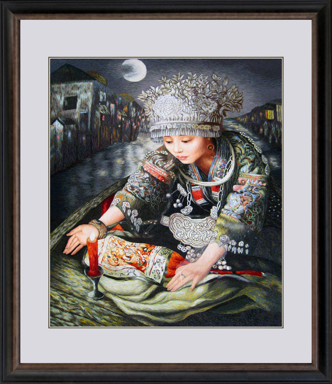 75051 60x70cm master brown frame