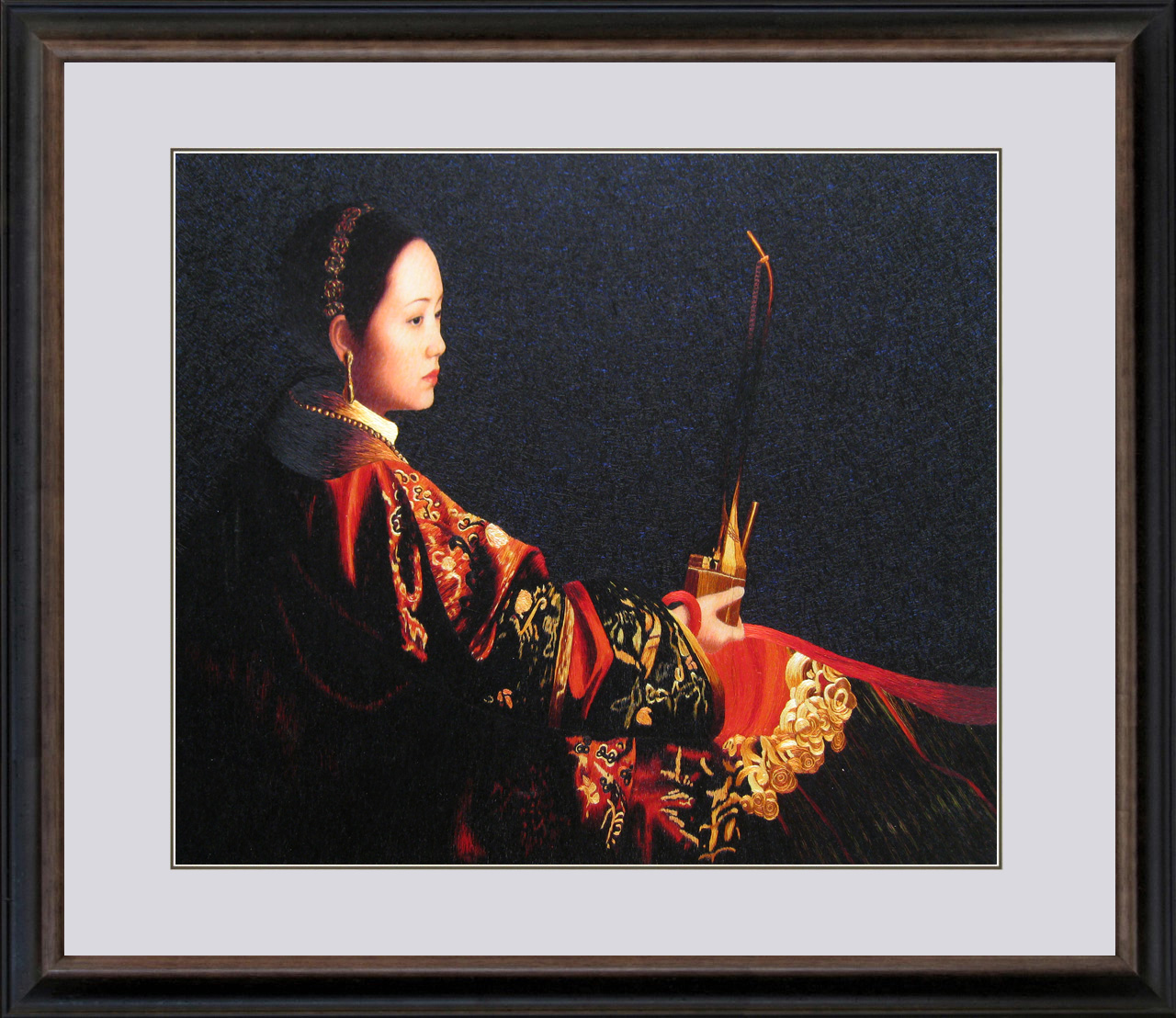 75063 60x70cm master brown frame