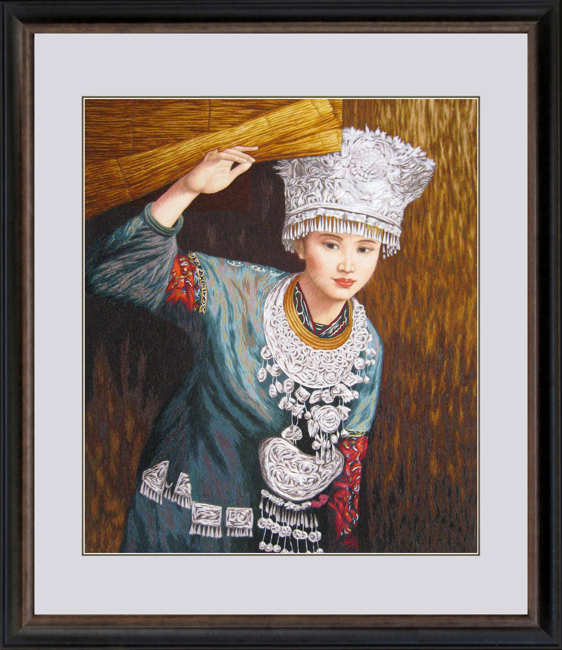 75084 60x70cm master brown frame