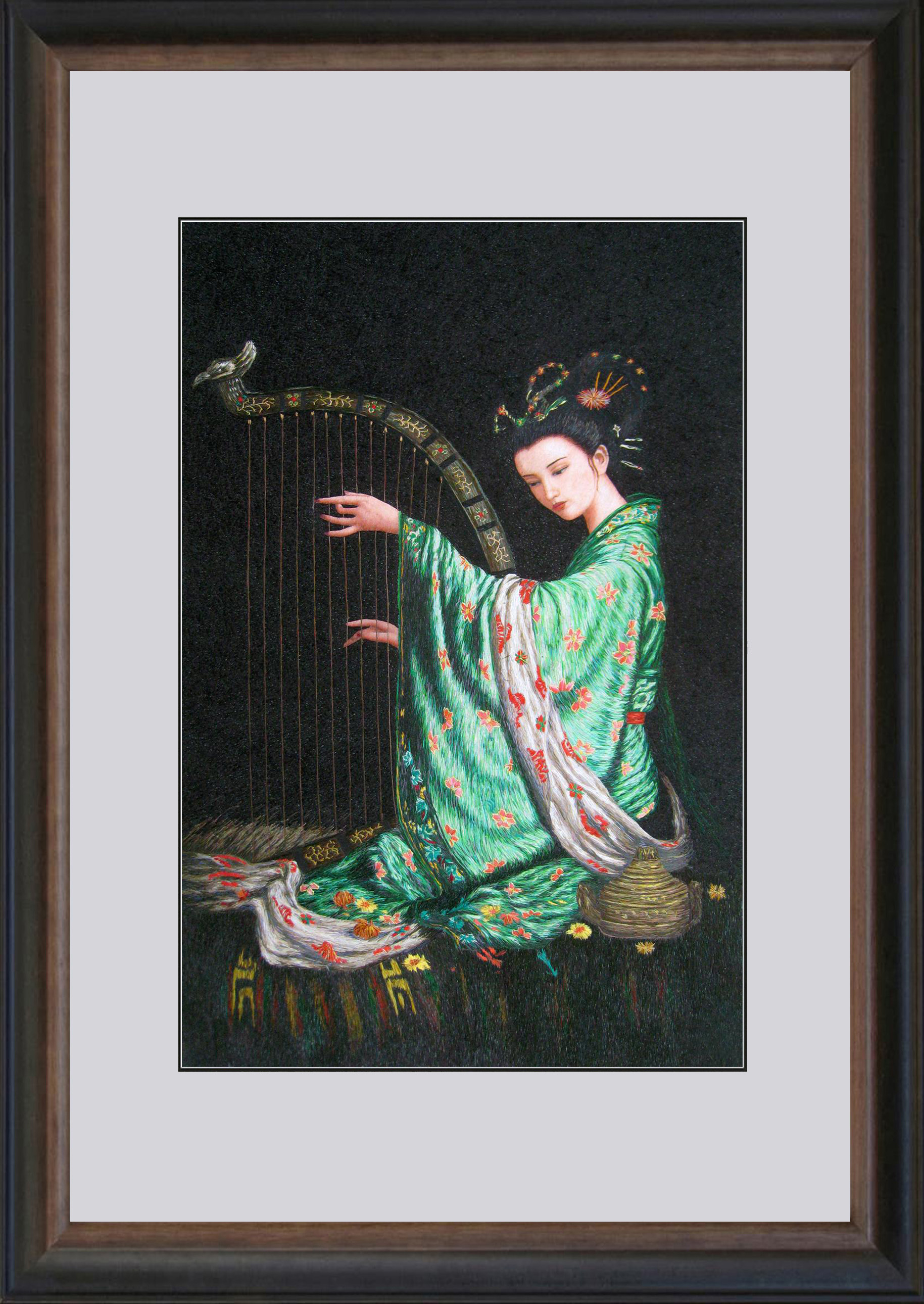 75094 50x80cm master brown frame