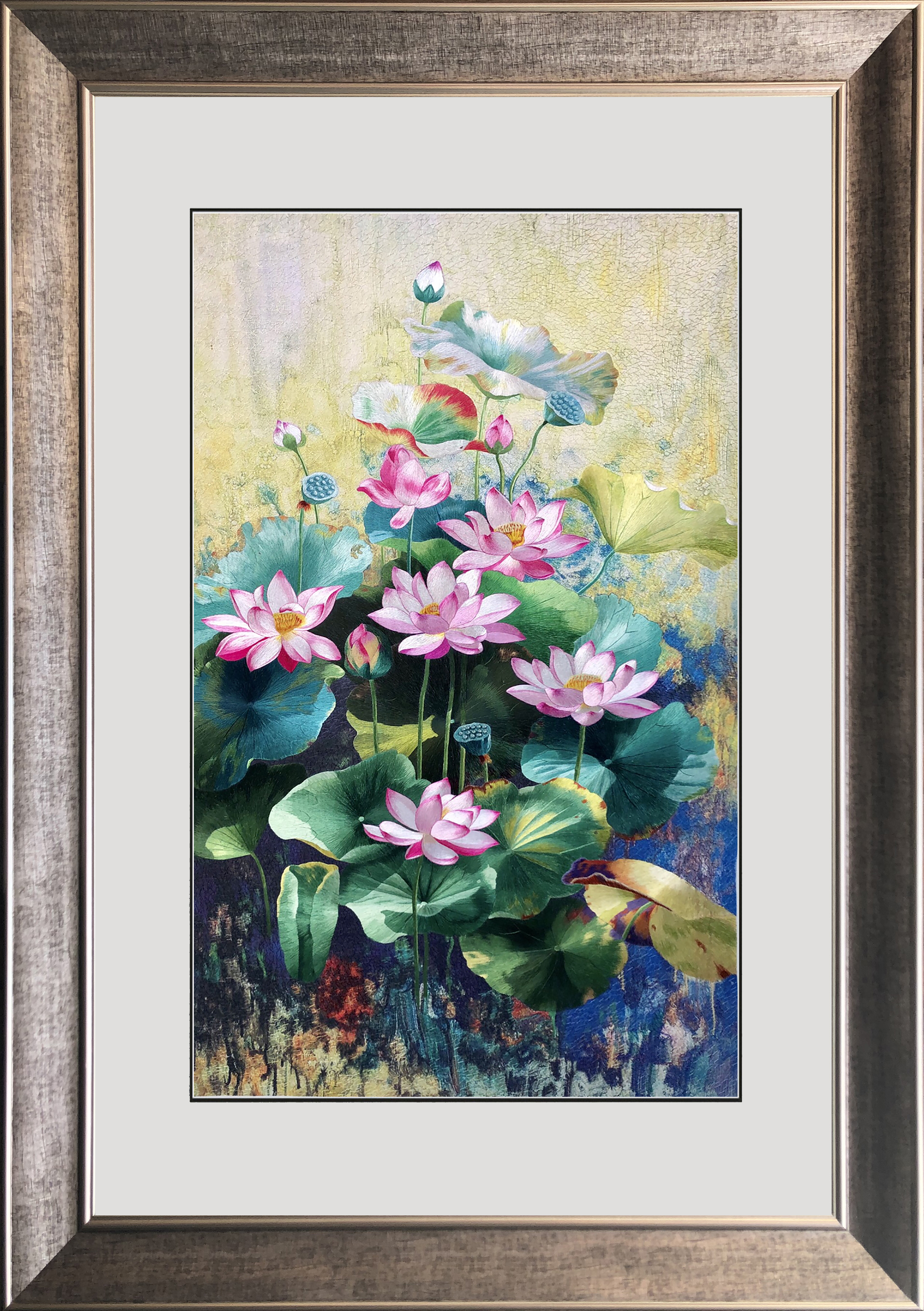 76410 50x80cm gold frame