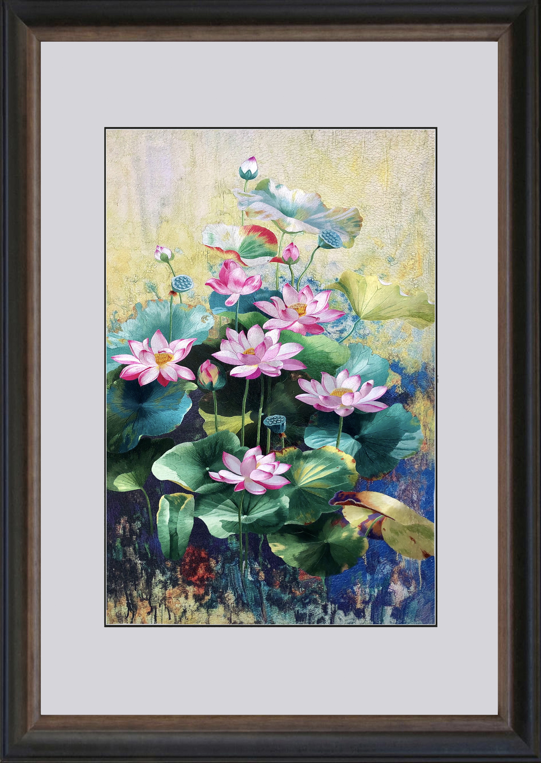 76410 50x80cm master brown frame