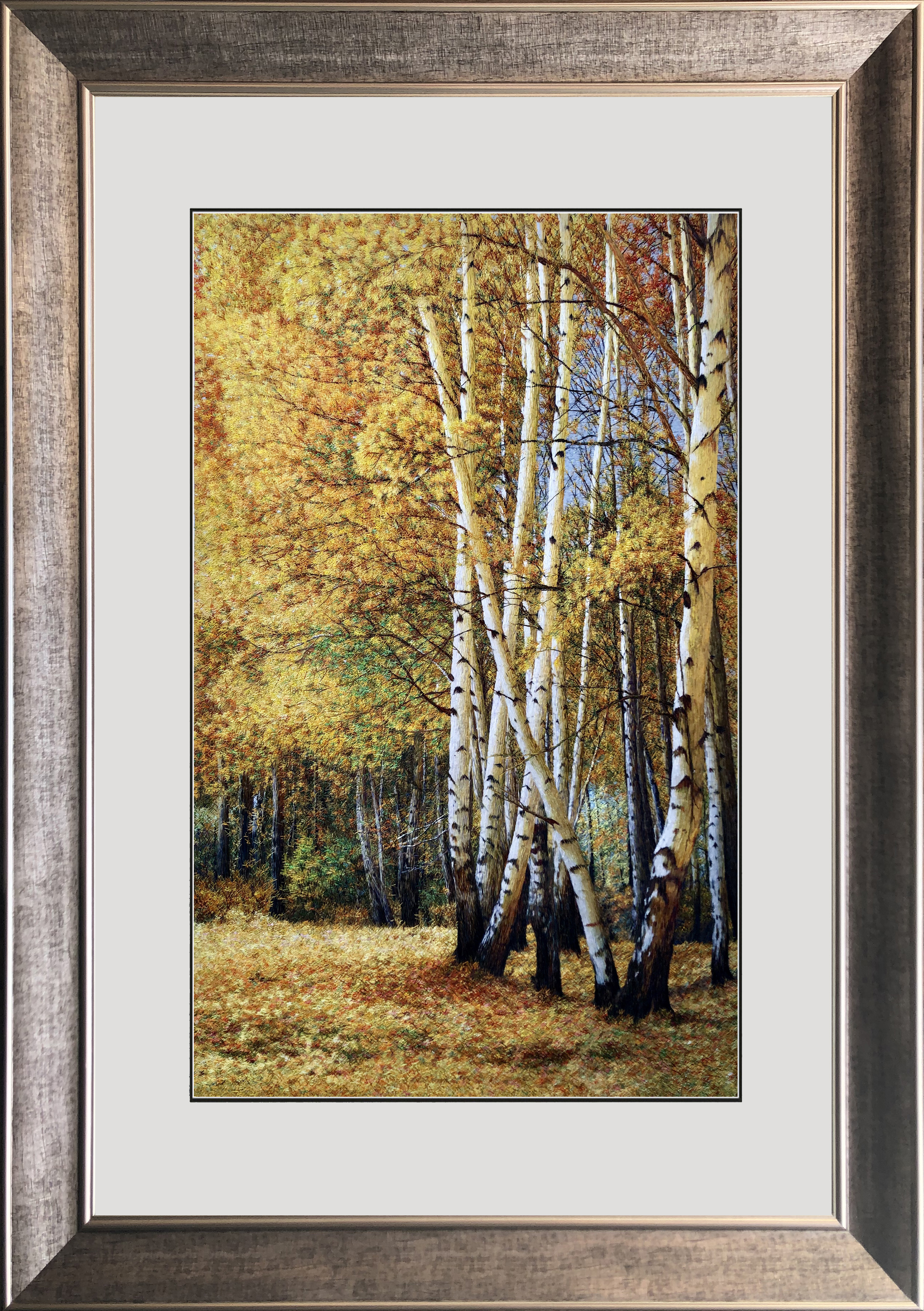 77030 50x80cm gold frame