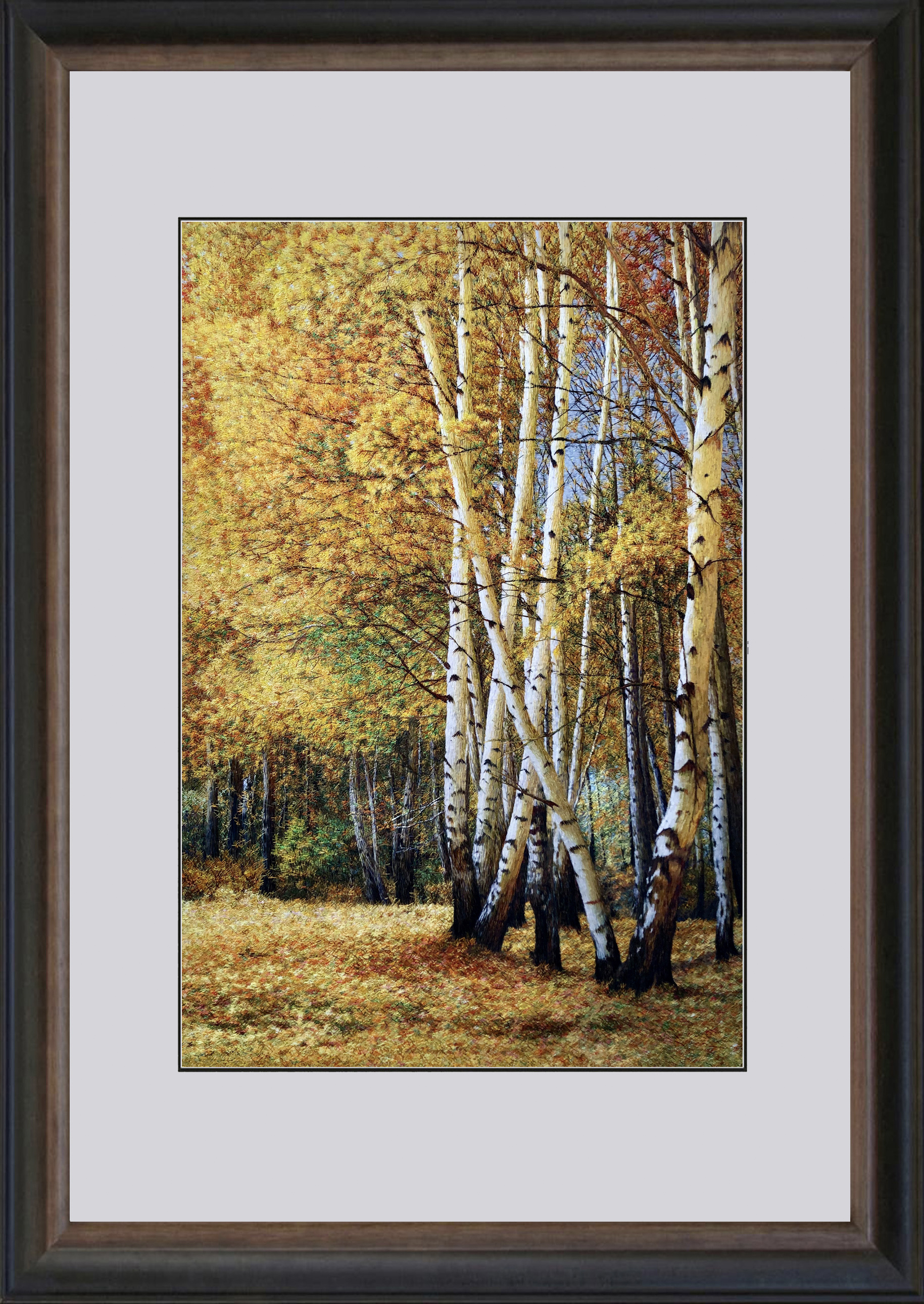 77030 50x80cm master brown frame