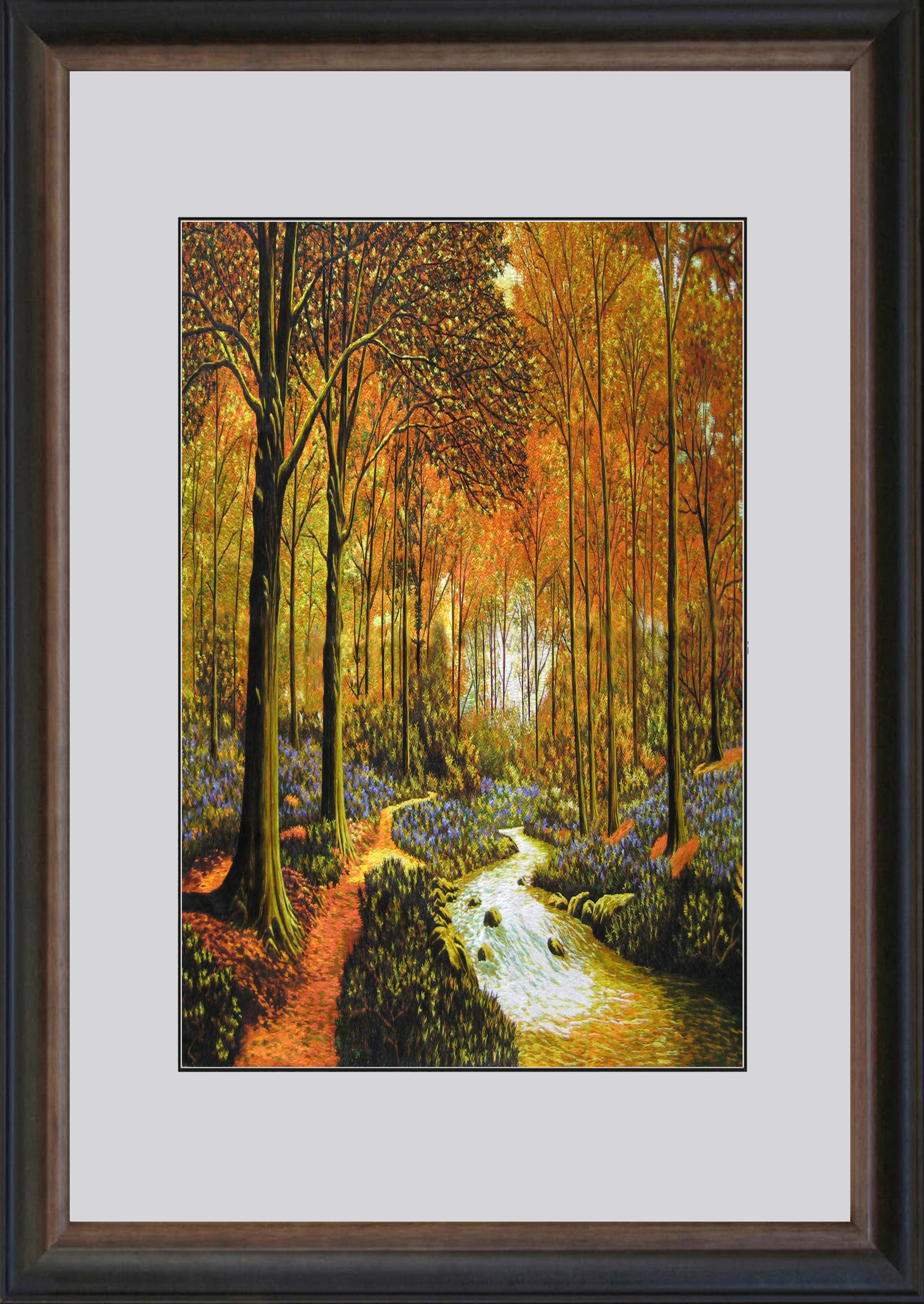 77075 50x80cm master brown frame