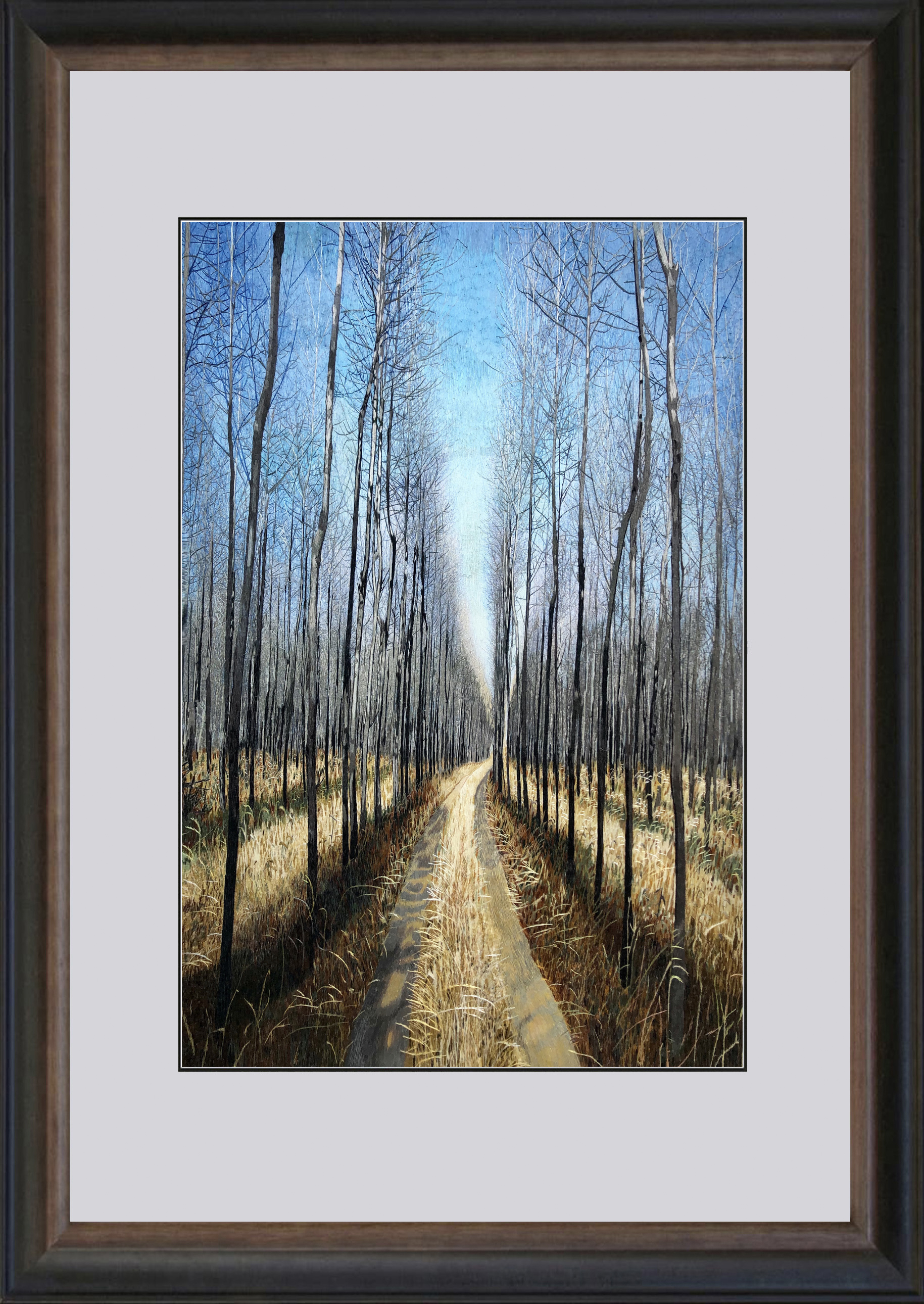 77299 50x80cm master brown frame