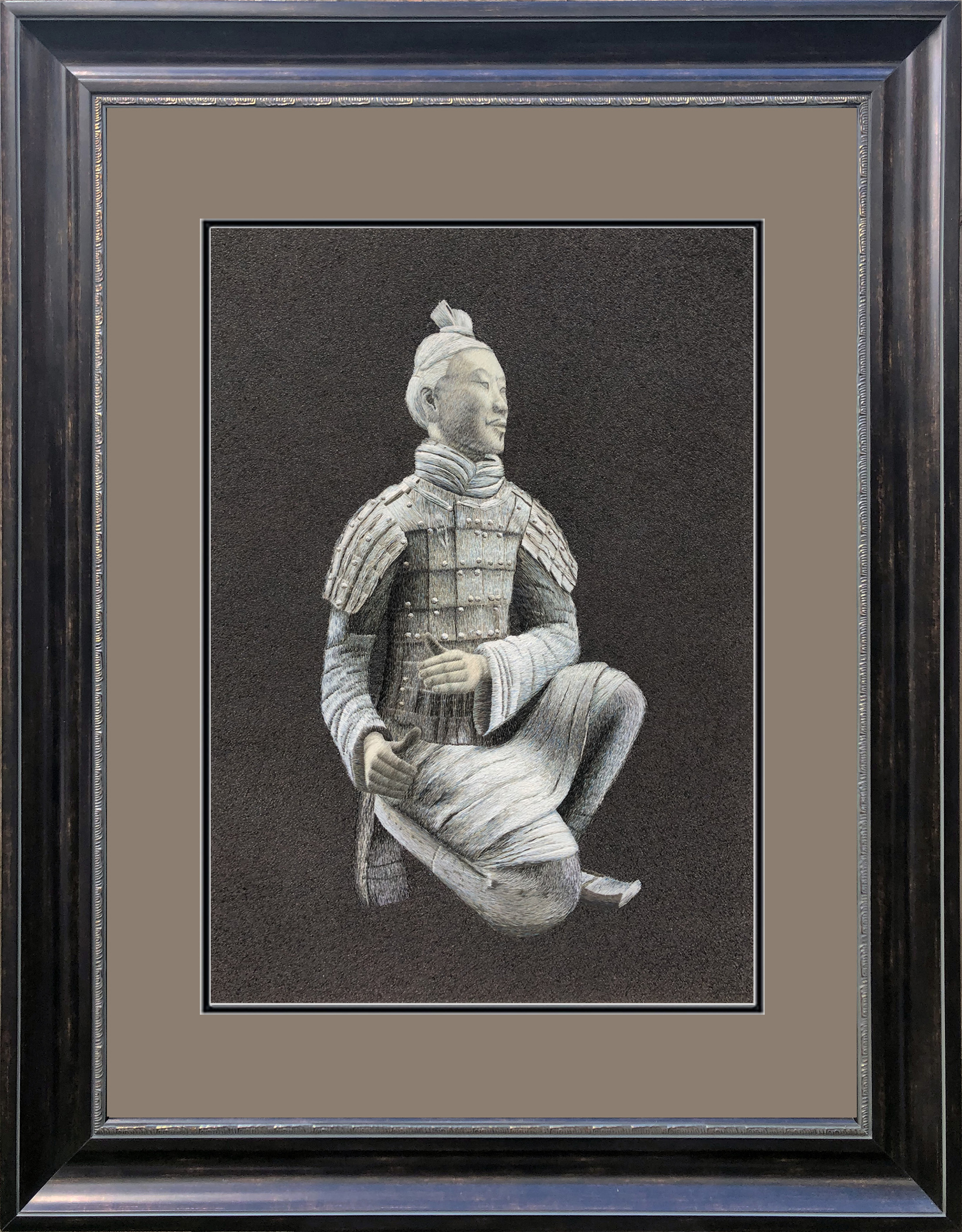78023 50x70cm Museum brown frame