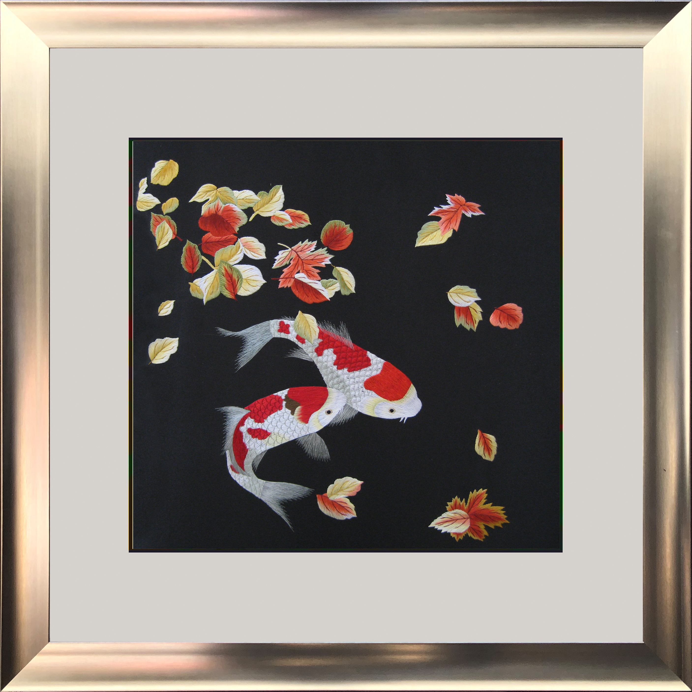 82014 50x50cm silver frame