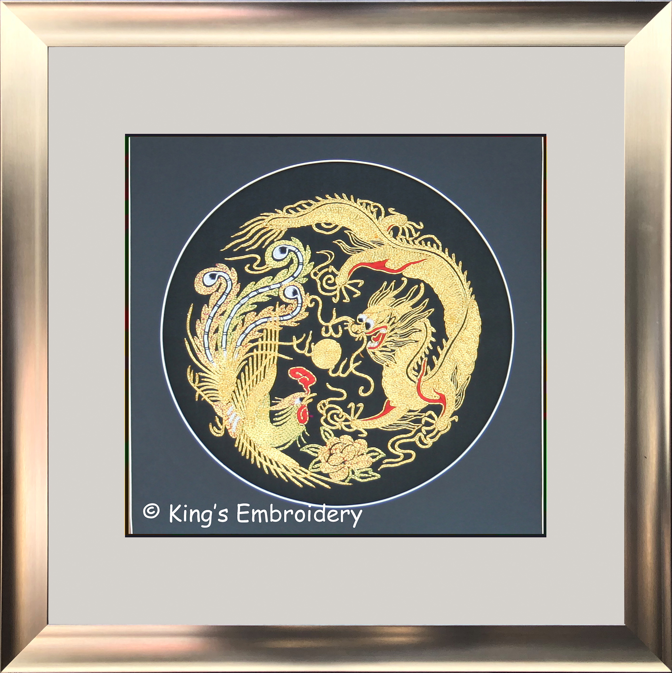 84001 50x50cm silver frame