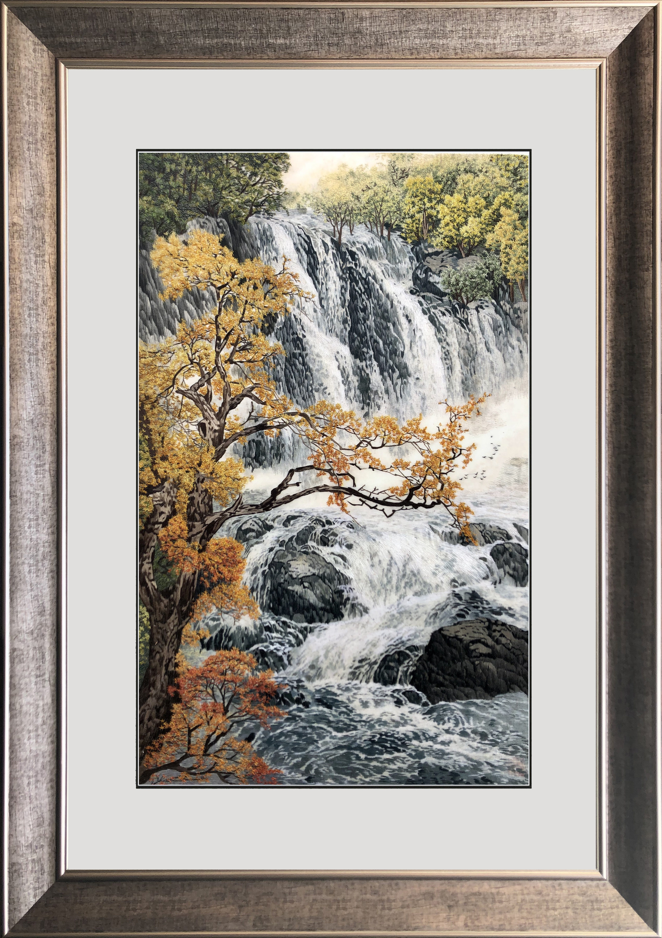 87058 50x80cm gold frame