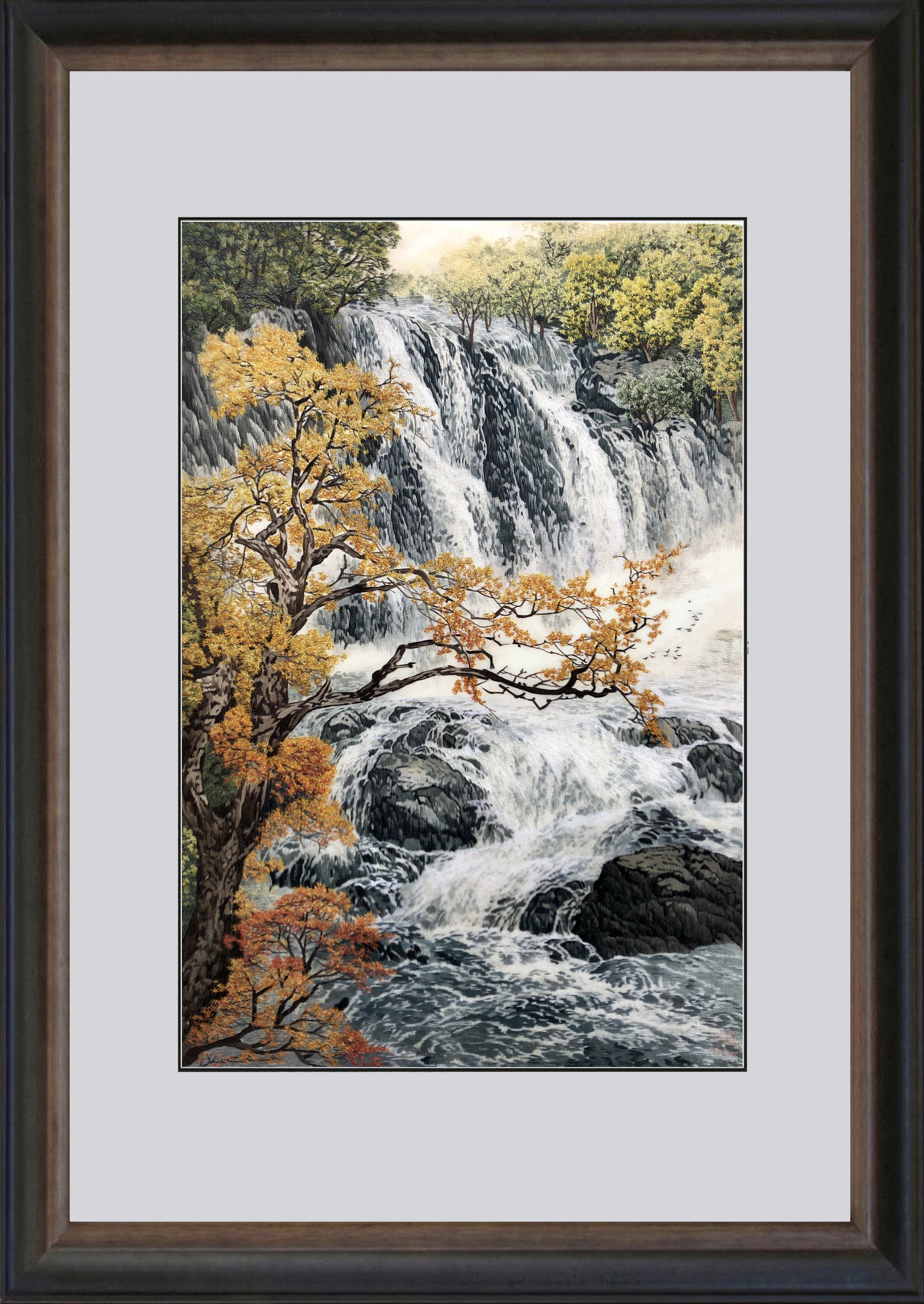 87058 50x80cm master brown frame