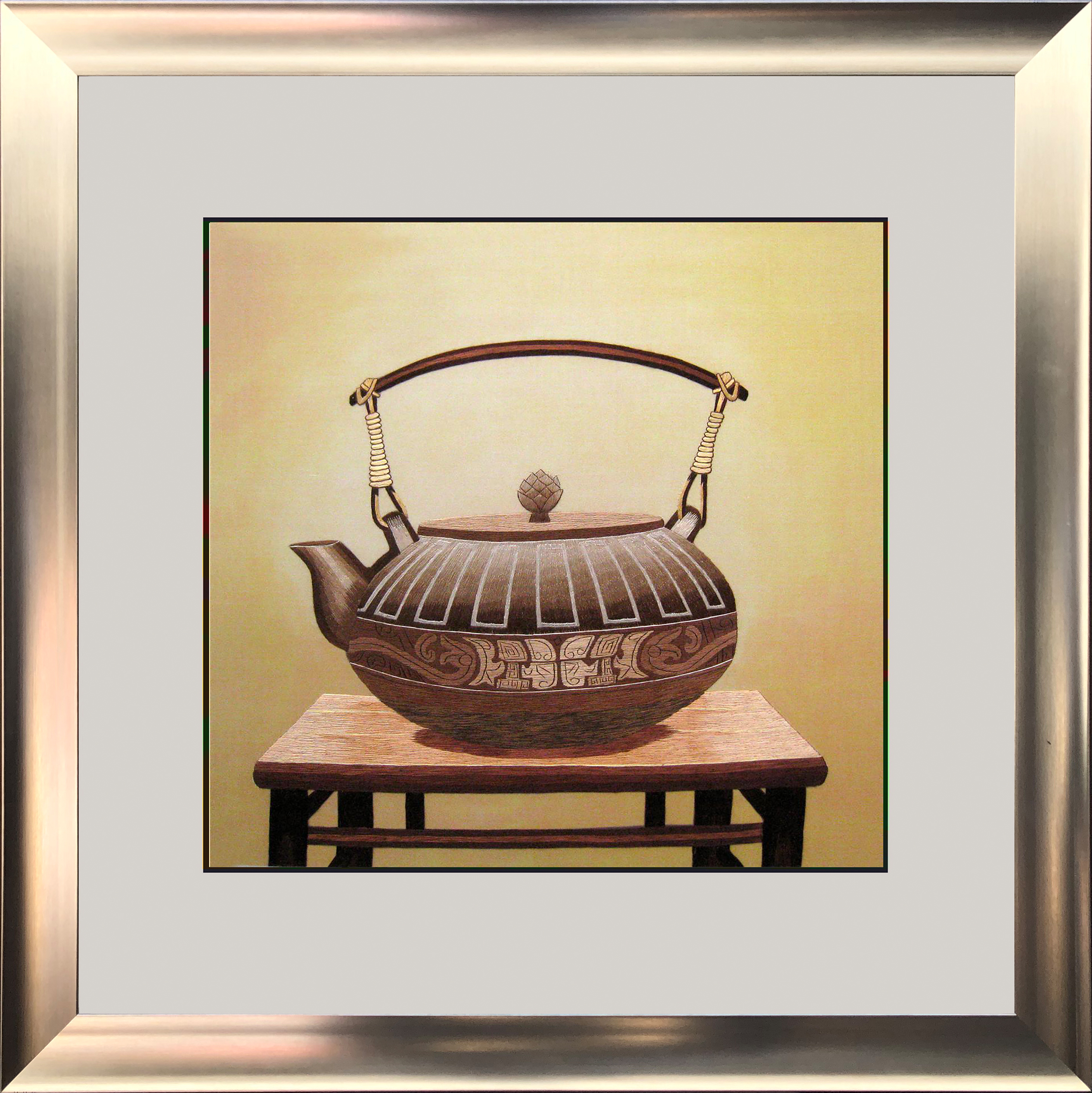 88031 50x50cm silver frame