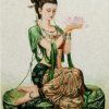 Guanyin, Goddess of Mercy – handmade silk embroidery