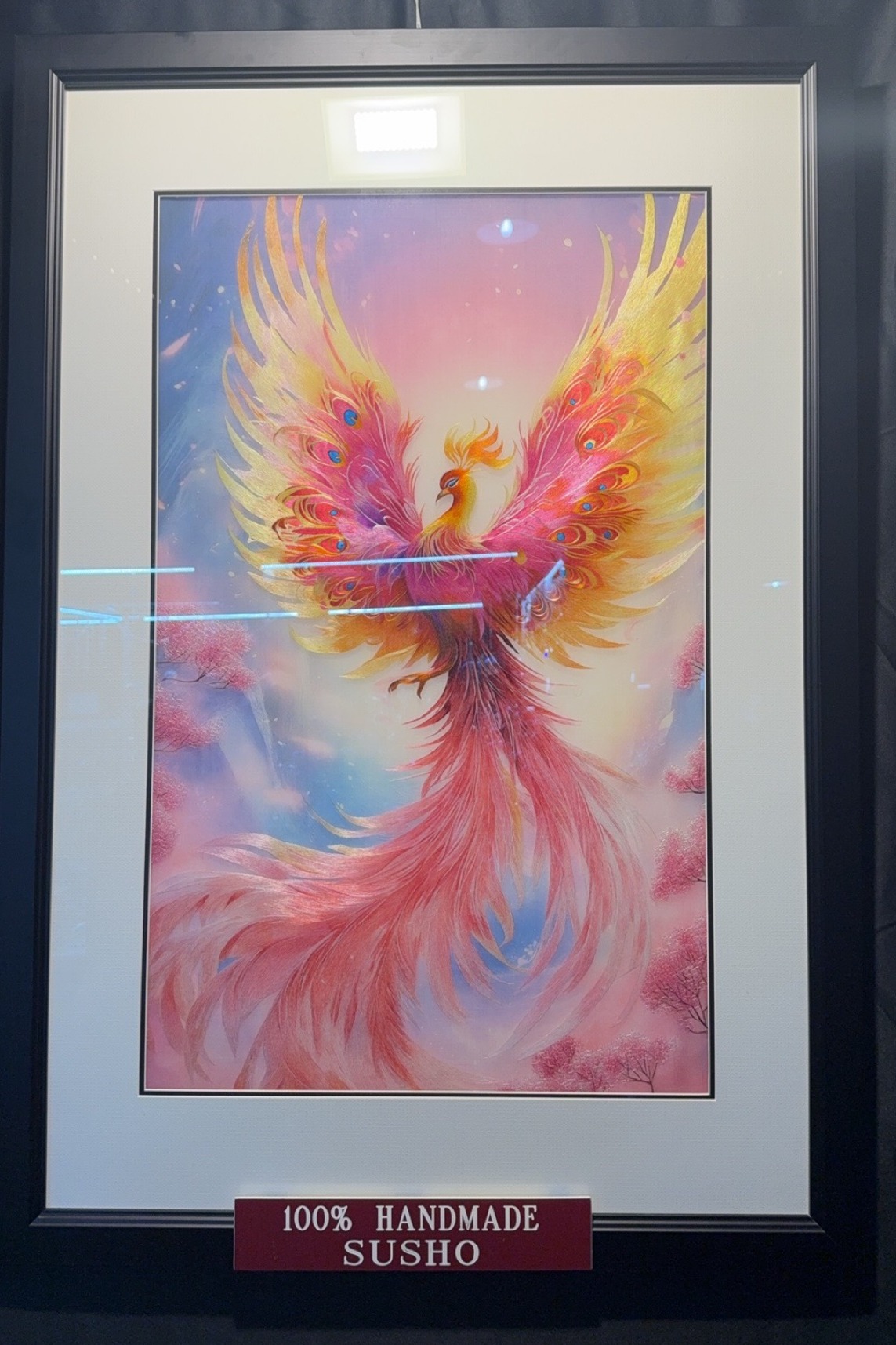 Rebirth in Flames – as displayed at the exhibition